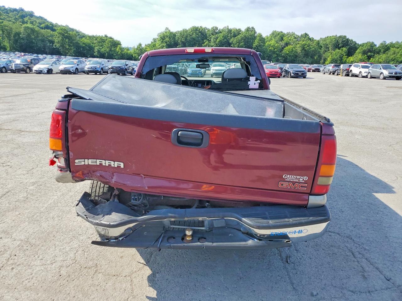 2002 Gmc New Sierra C1500 Burgundy vin: 2GTEC19V221264801