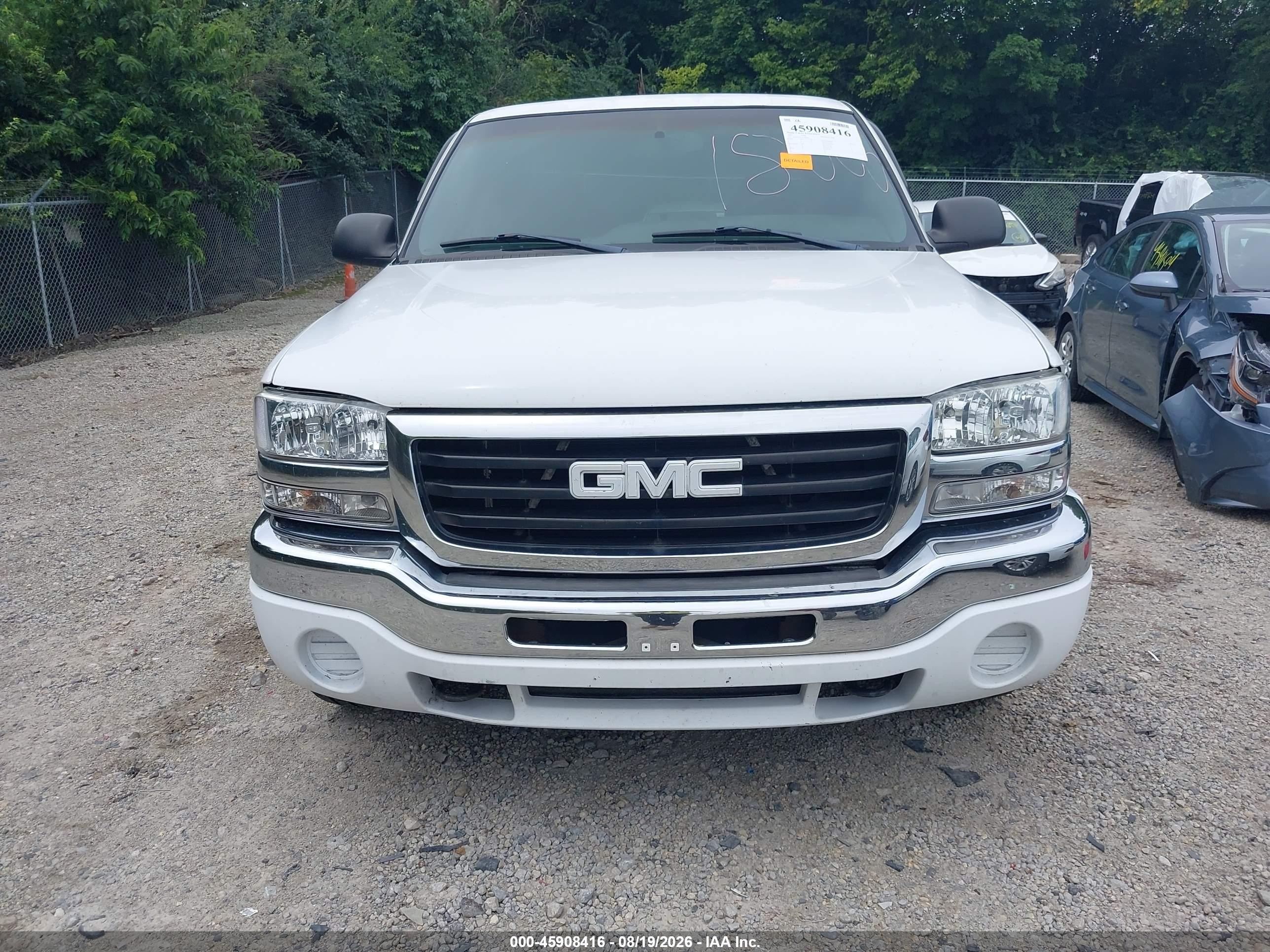 2003 Gmc Sierra 1500 White vin: 2GTEC19V231402838