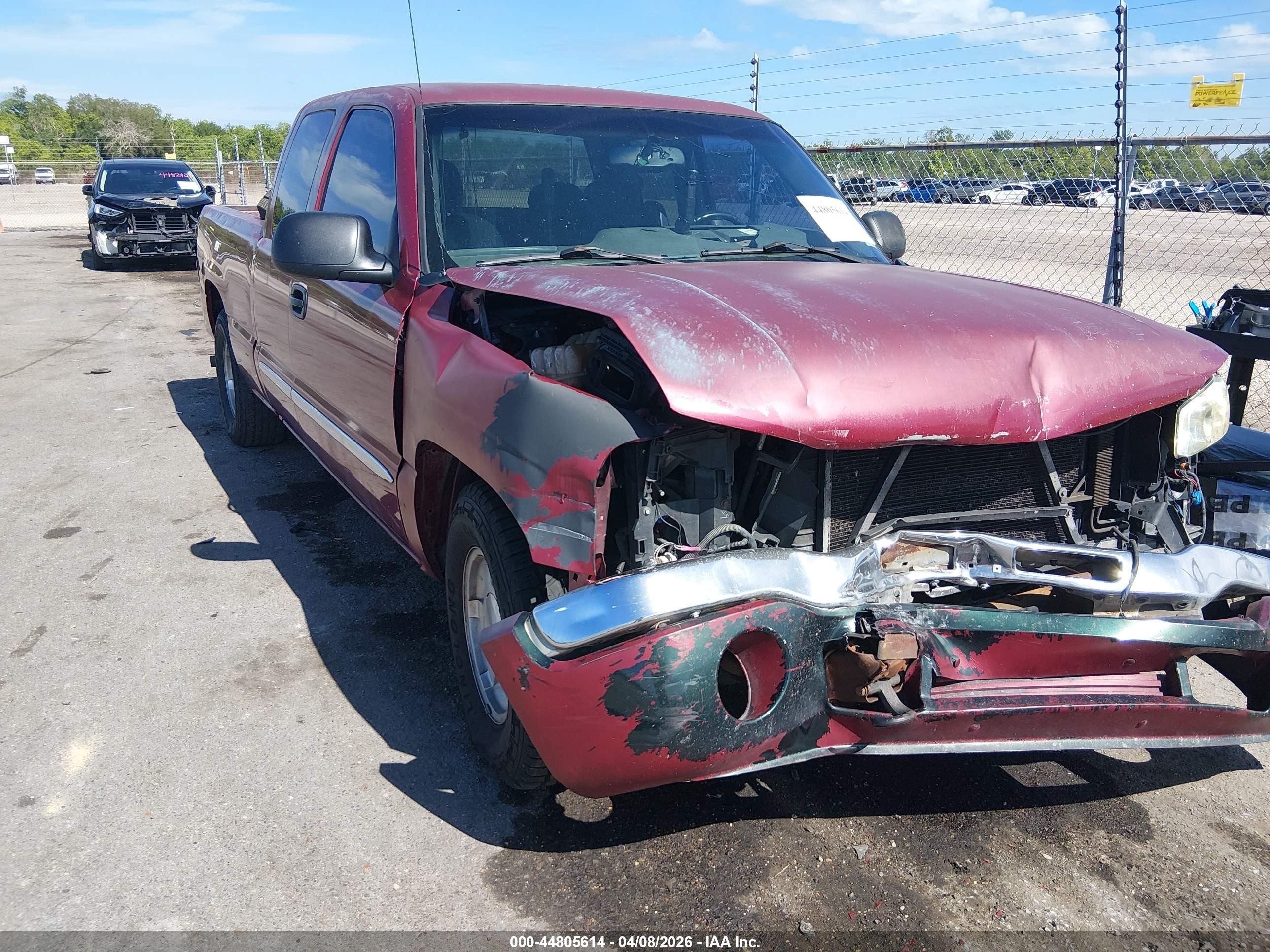 2004 Gmc Sierra 1500 Sle Maroon vin: 2GTEC19V341141611