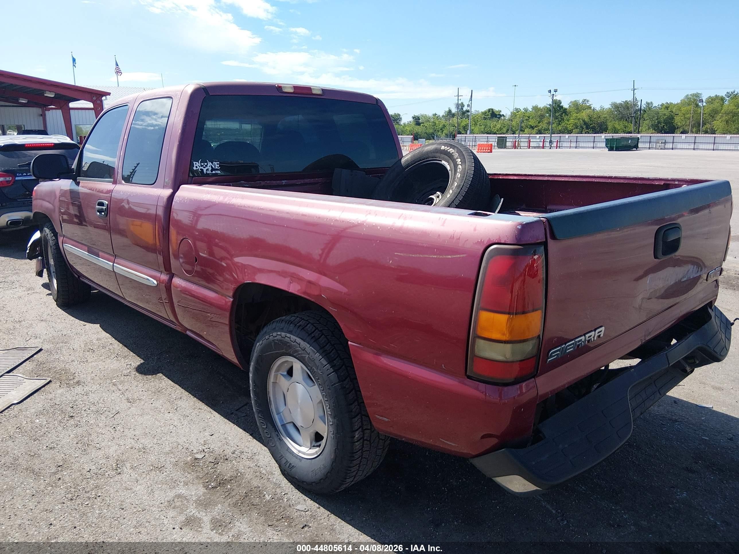 2004 Gmc Sierra 1500 Sle Maroon vin: 2GTEC19V341141611