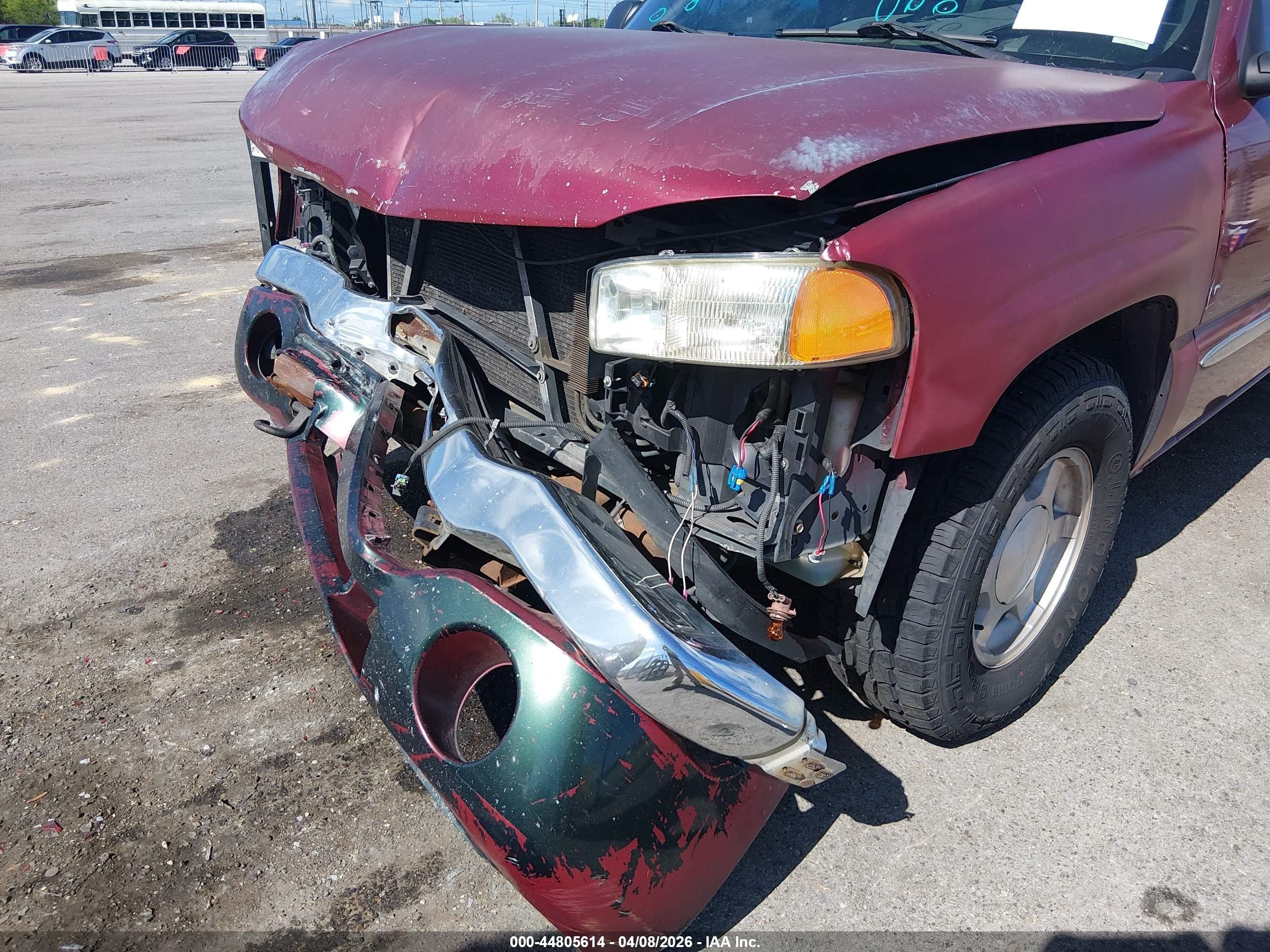 2004 Gmc Sierra 1500 Sle Maroon vin: 2GTEC19V341141611