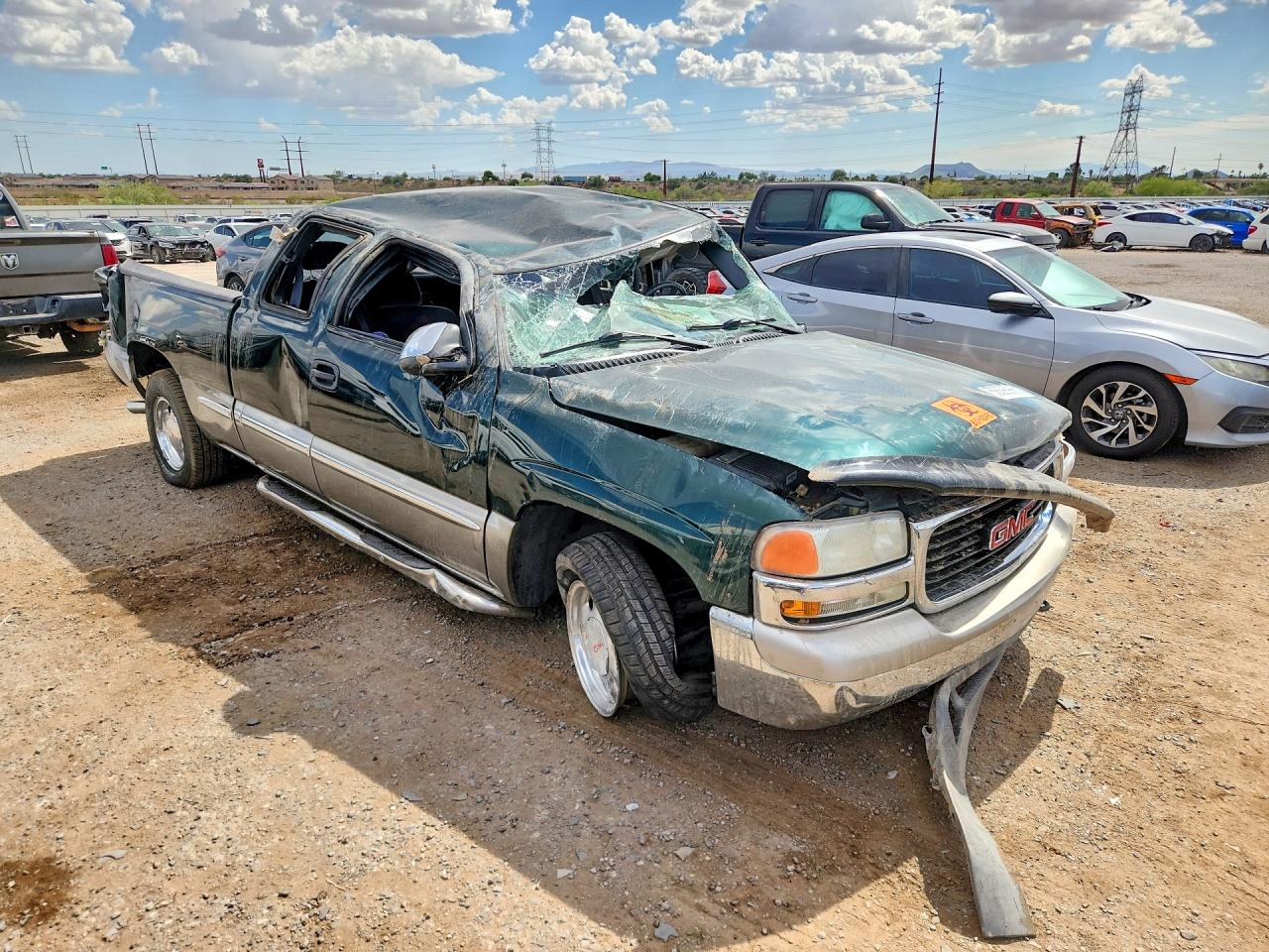 2002 Gmc New Sierra C1500 Two Tone vin: 2GTEC19V421155482