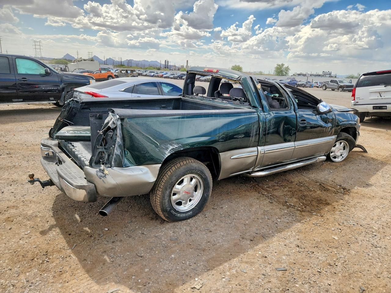 2002 Gmc New Sierra C1500 Two Tone vin: 2GTEC19V421155482