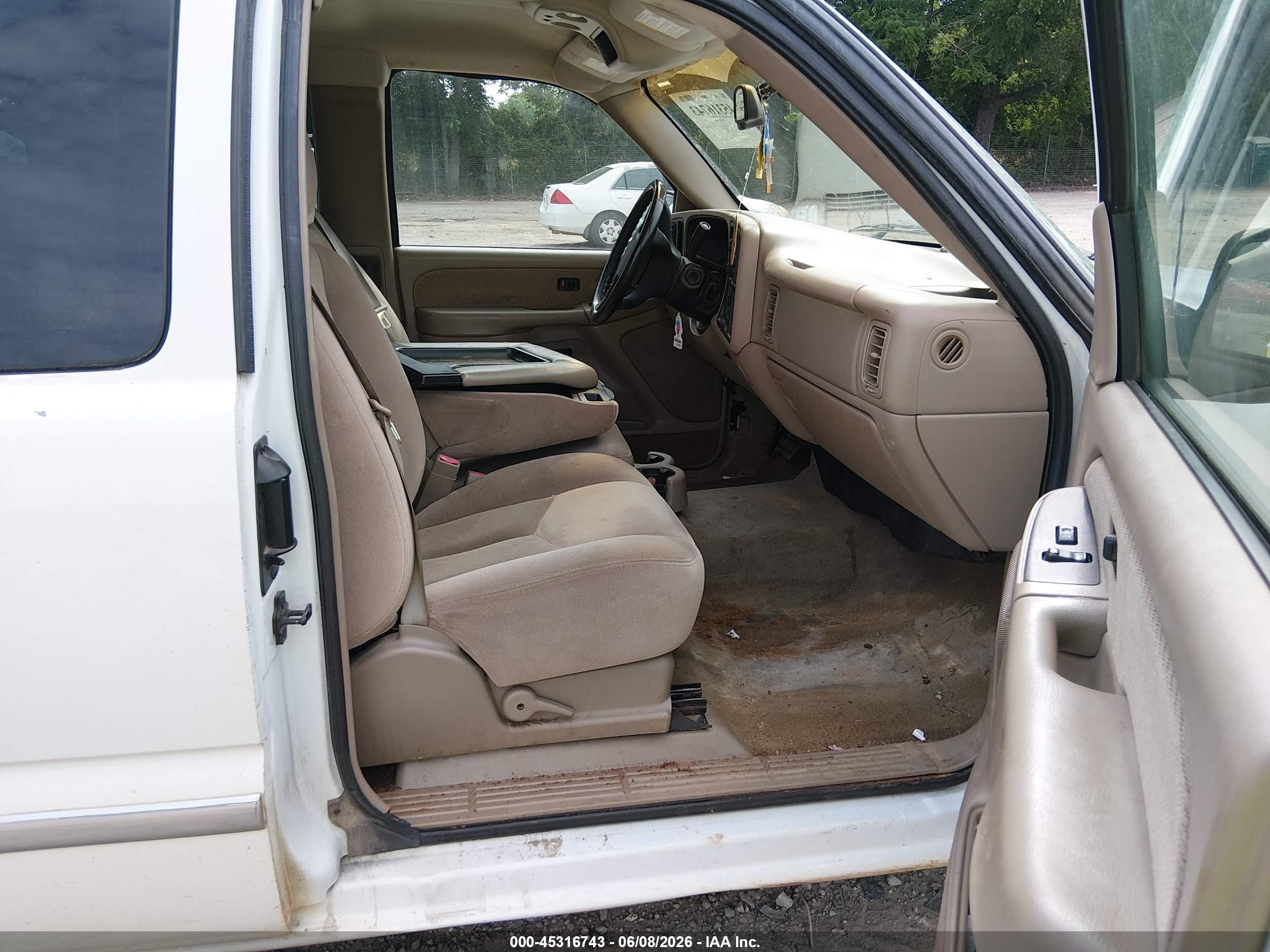2003 Gmc Sierra 1500 Sle Белый vin: 2GTEC19V431346000