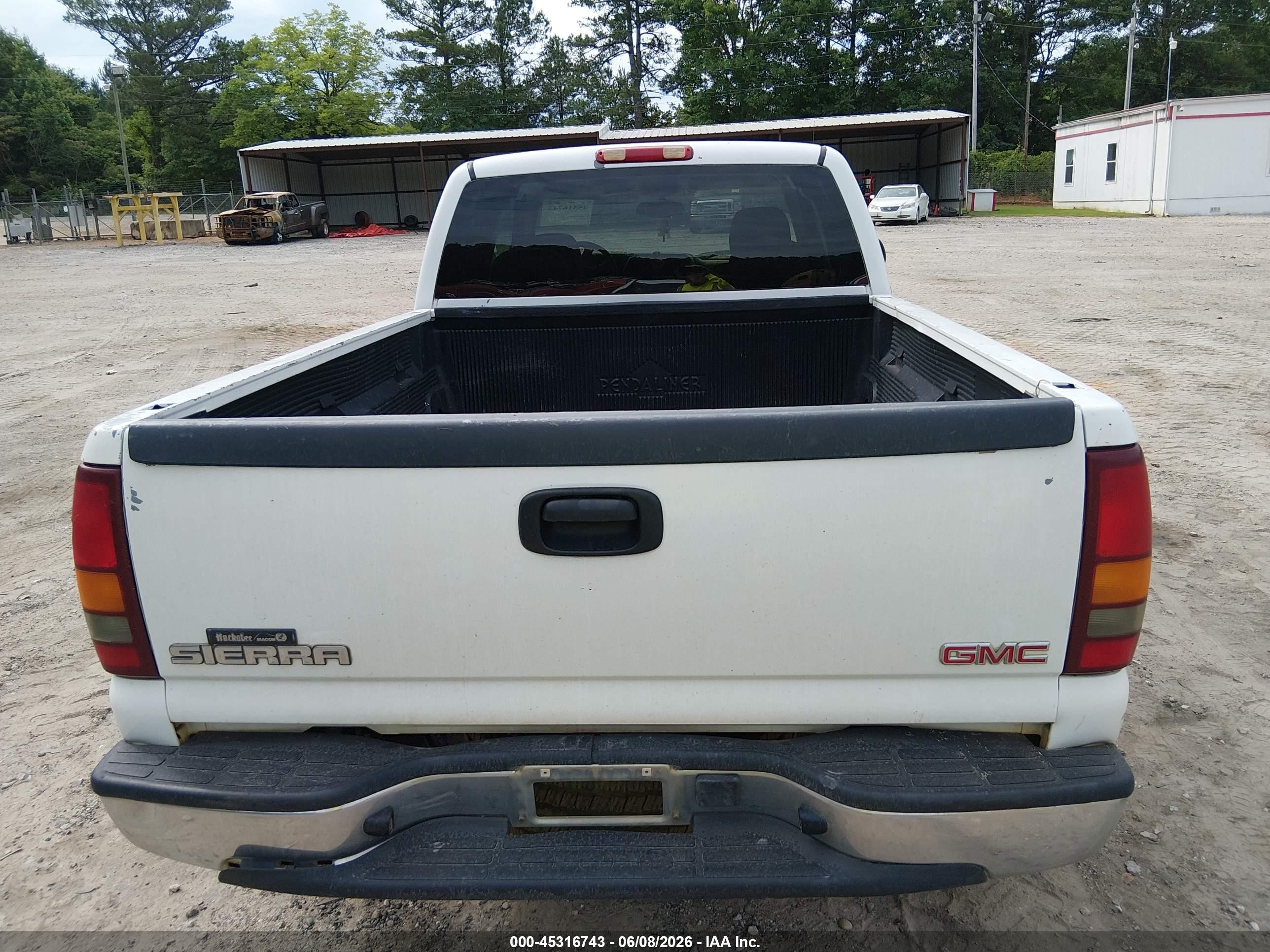 2003 Gmc Sierra 1500 Sle Белый vin: 2GTEC19V431346000