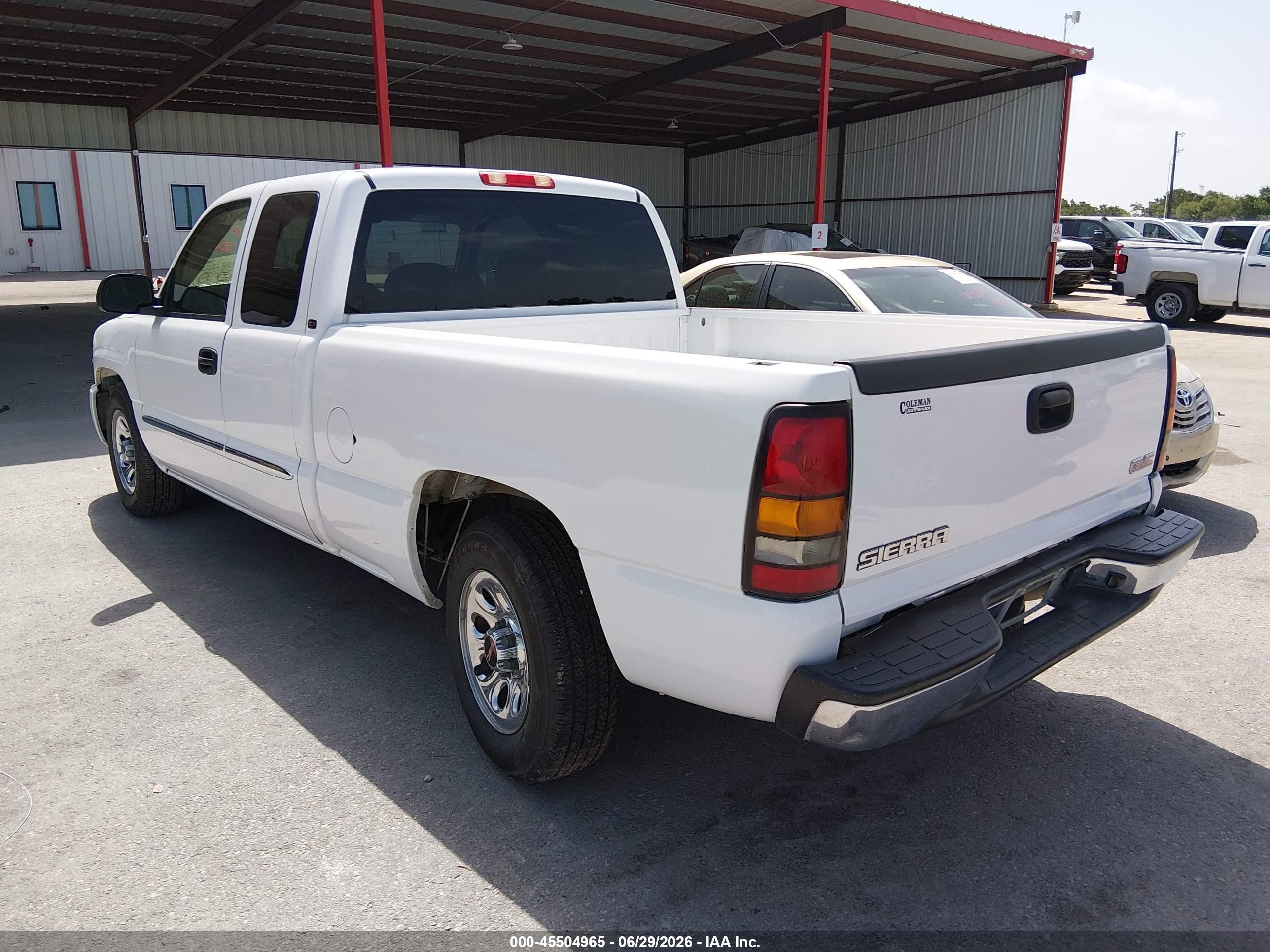 2005 Gmc Sierra 1500 Sle White vin: 2GTEC19V451322122