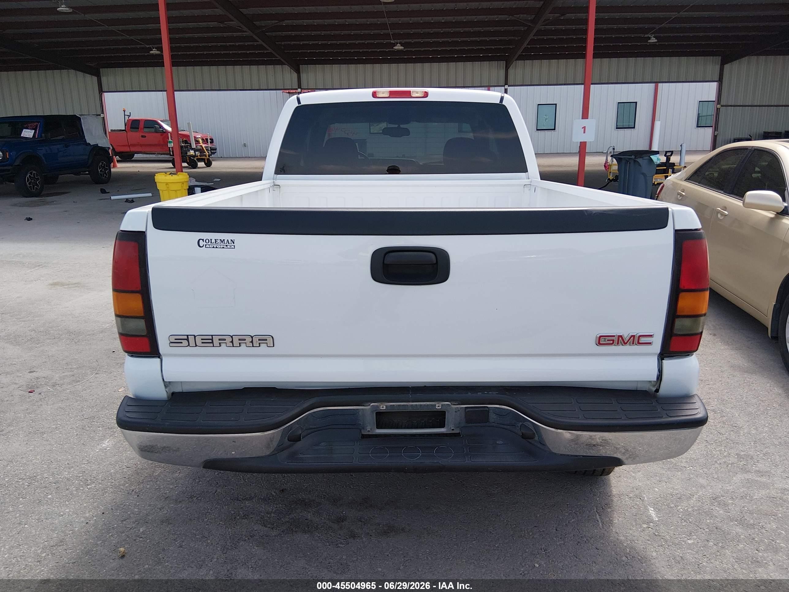 2005 Gmc Sierra 1500 Sle White vin: 2GTEC19V451322122