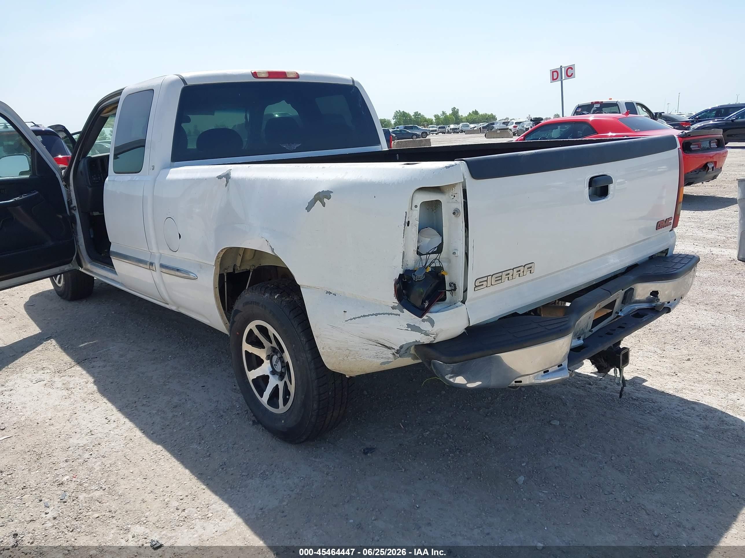 2002 Gmc Sierra 1500 Sle White vin: 2GTEC19V521355724