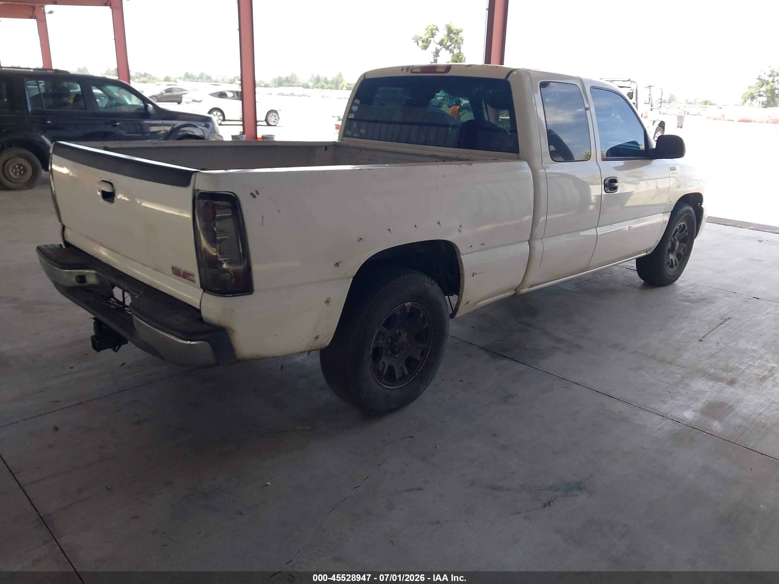2003 Gmc Sierra 1500 Sle White vin: 2GTEC19V531344675