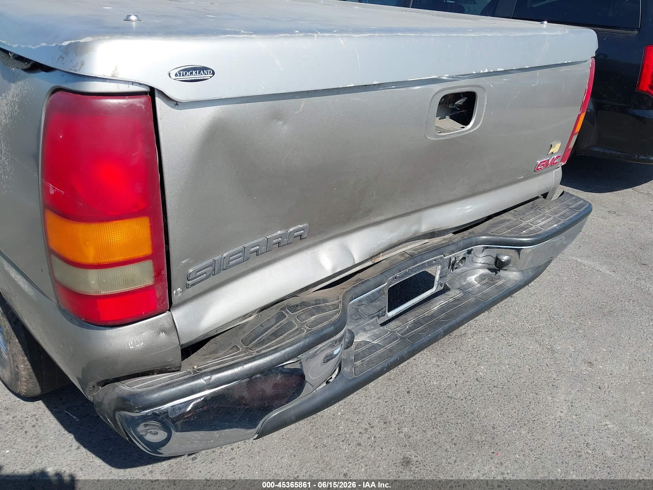 2003 Gmc Sierra 1500 Sle Beige vin: 2GTEC19V531380642