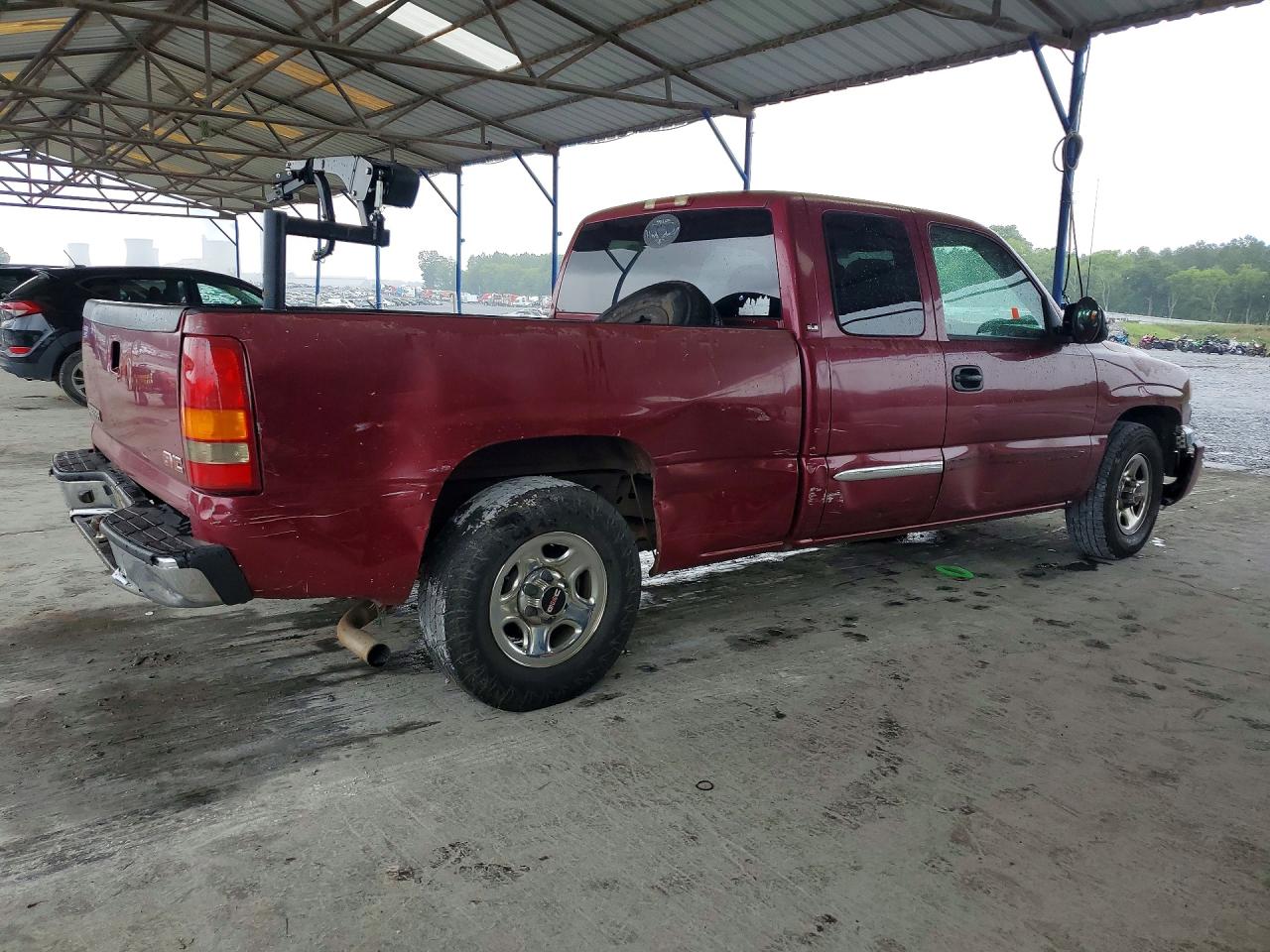 2004 Gmc New Sierra C1500 Burgundy vin: 2GTEC19V541136538