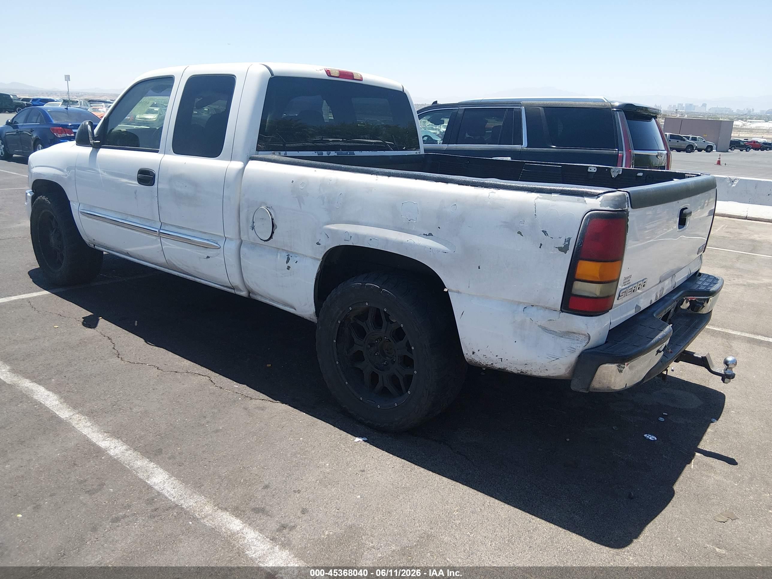 2004 Gmc Sierra 1500 Sle White vin: 2GTEC19V541205759