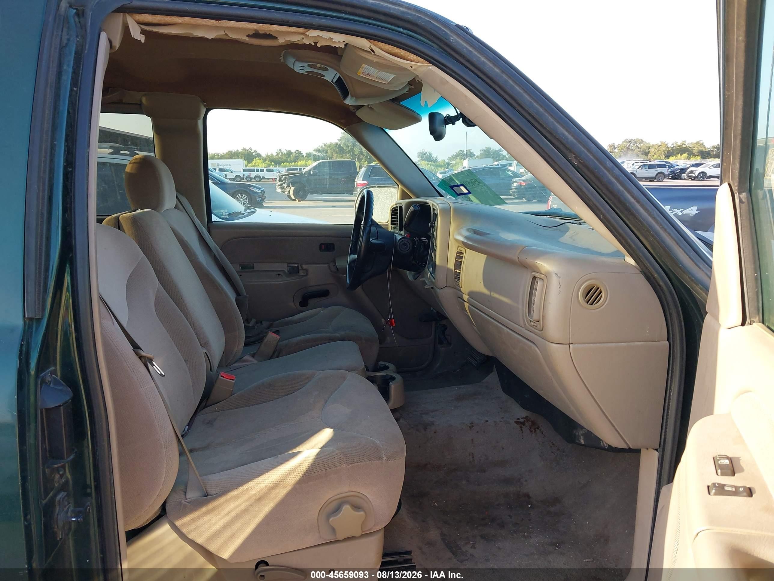 2002 Gmc Sierra 1500 Sle Зеленый vin: 2GTEC19V621401853