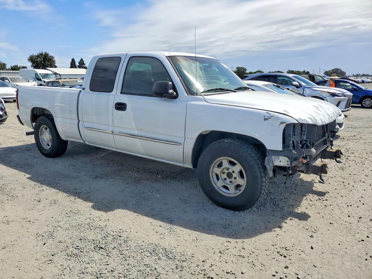 2003 Gmc New Sierra C1500 White vin: 2GTEC19V631305996