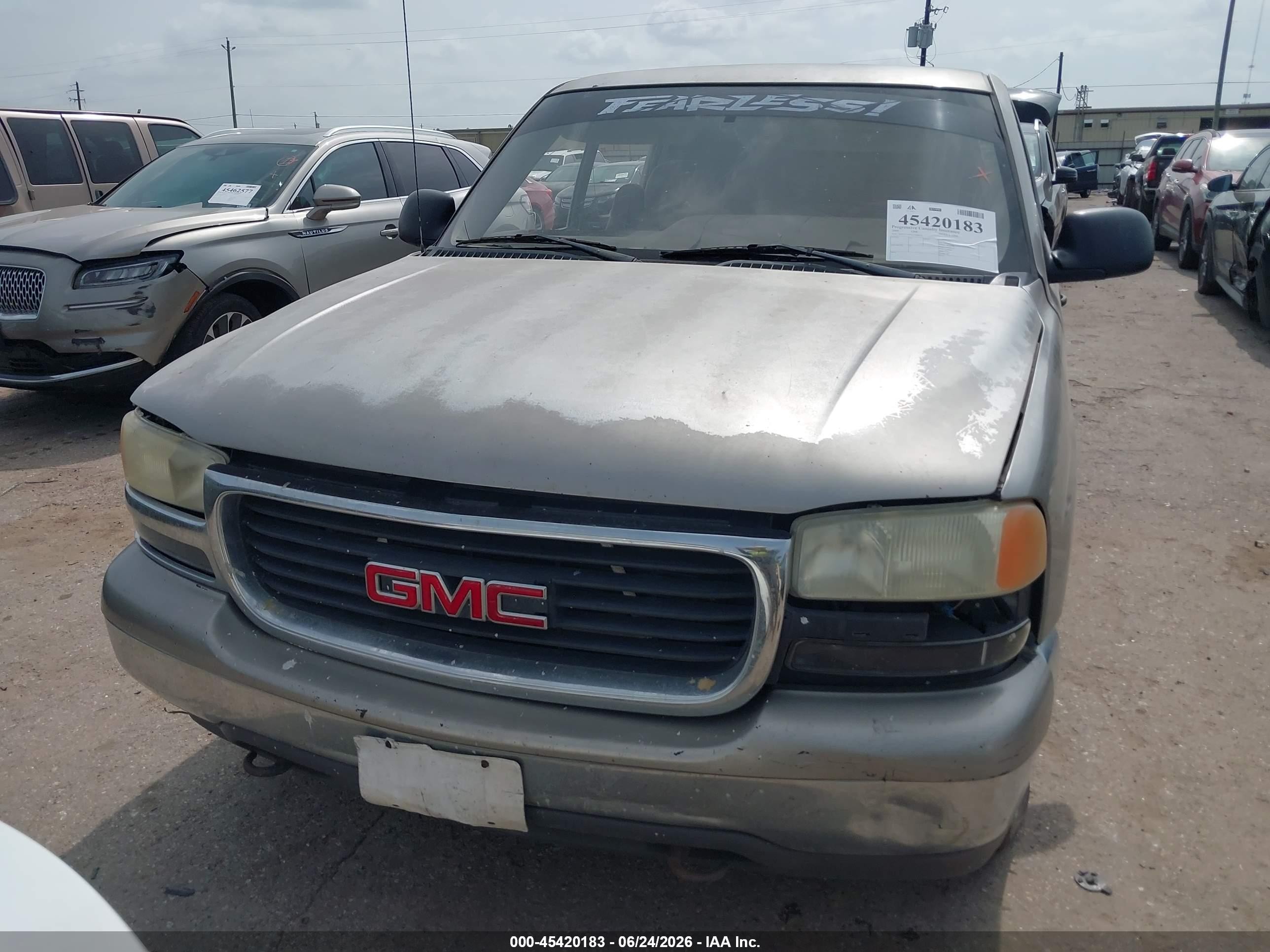 2000 Gmc Sierra 1500 Sle Champagne vin: 2GTEC19V6Y1299074