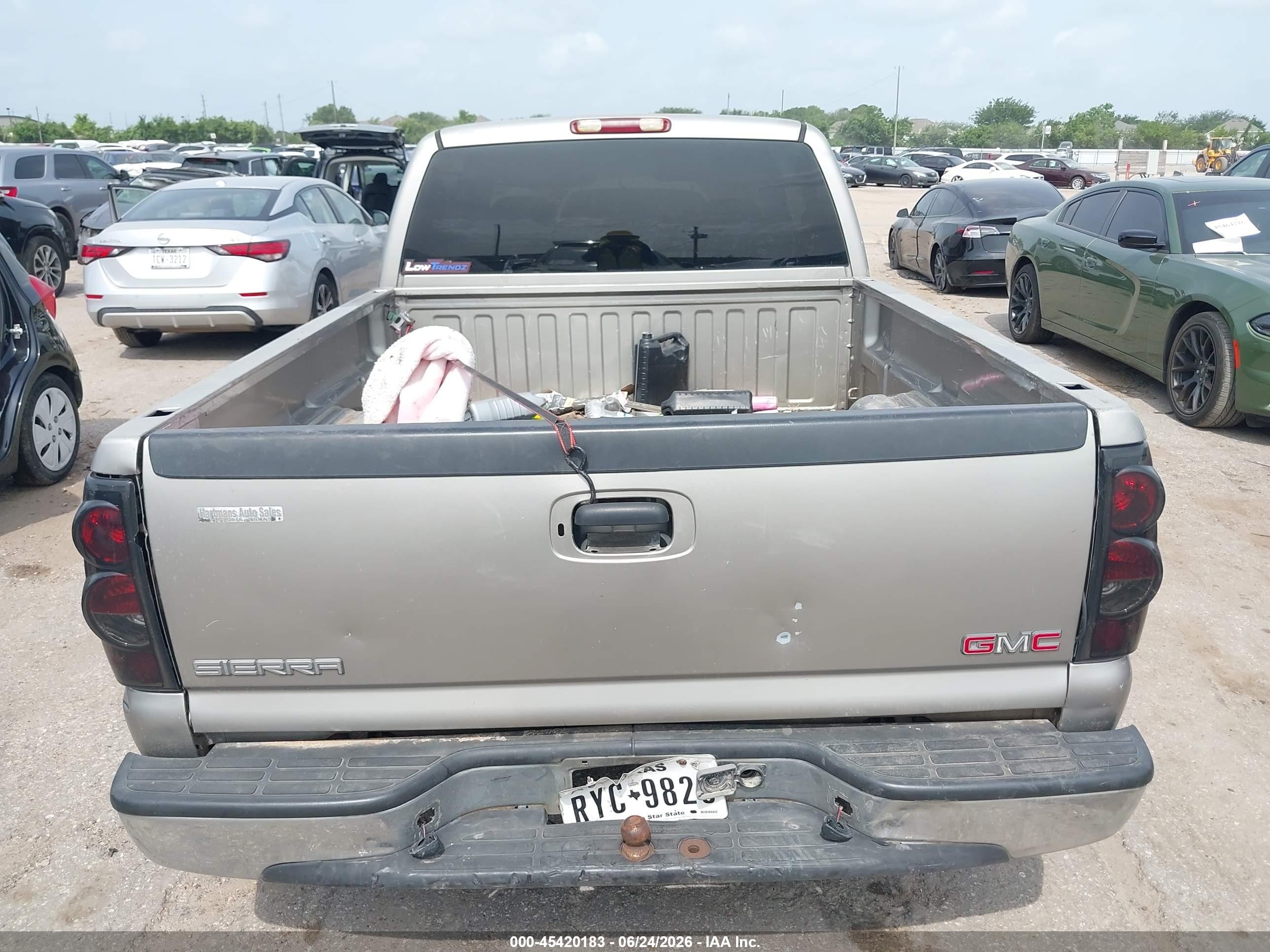 2000 Gmc Sierra 1500 Sle Champagne vin: 2GTEC19V6Y1299074
