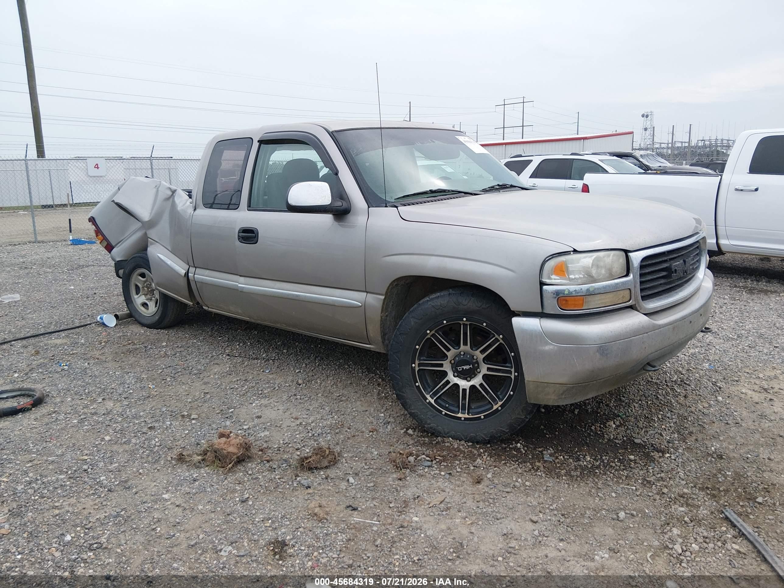 2000 Gmc Sierra 1500 Sle Beige vin: 2GTEC19V6Y1360701
