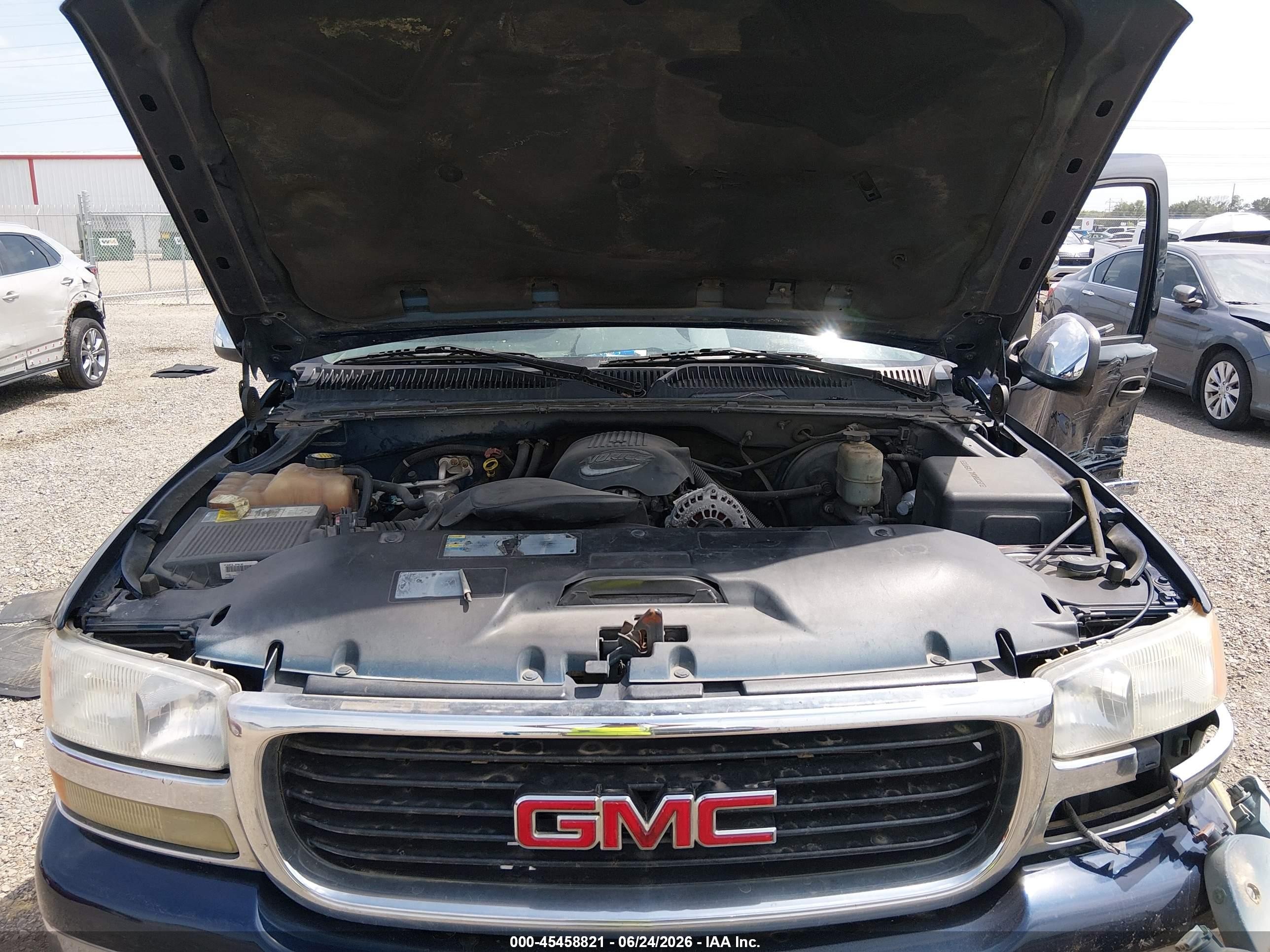 2002 Gmc Sierra 1500 Sle Blue vin: 2GTEC19V721139373