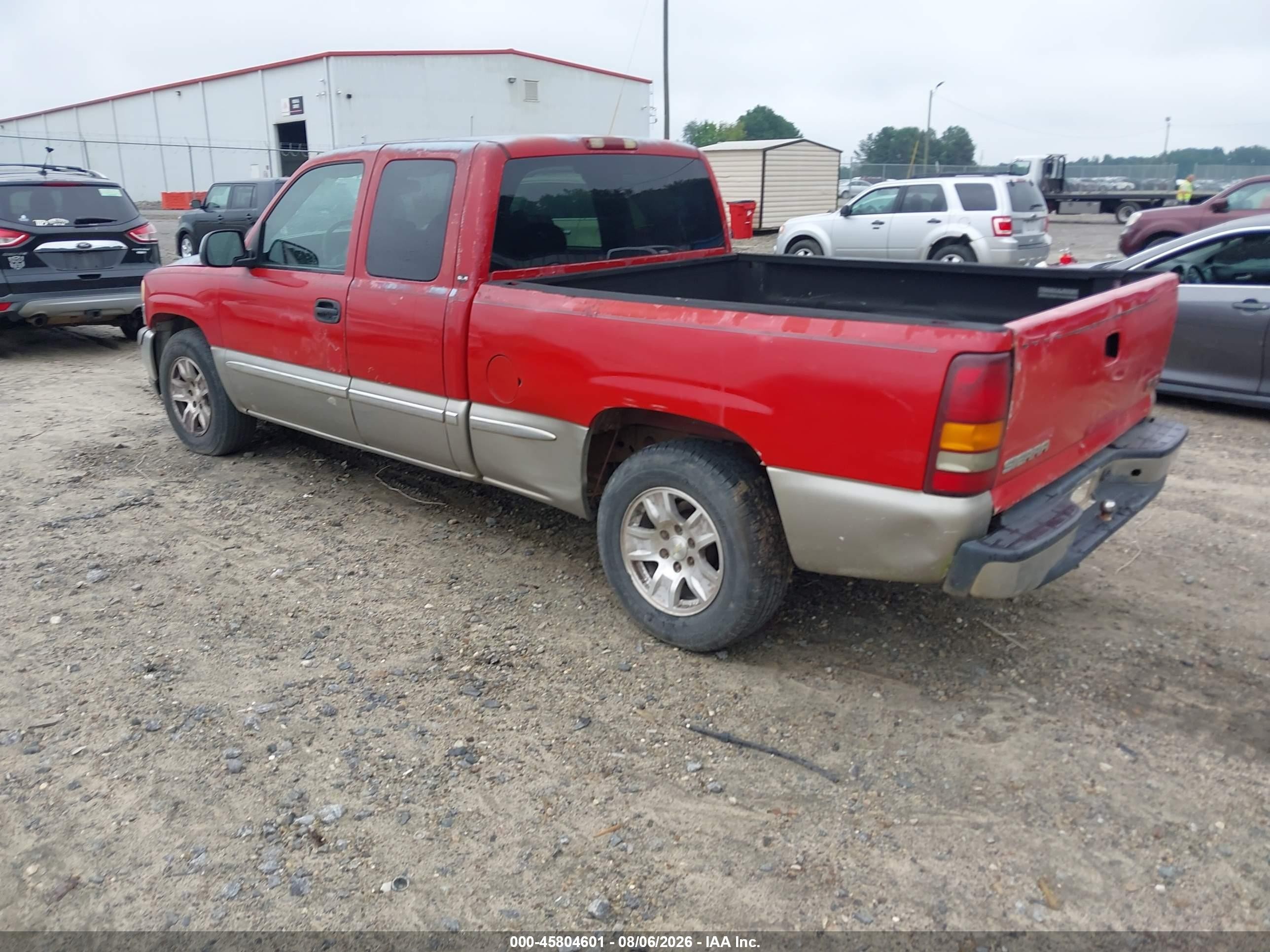 2002 Gmc Sierra 1500 Sle Red vin: 2GTEC19V721152964