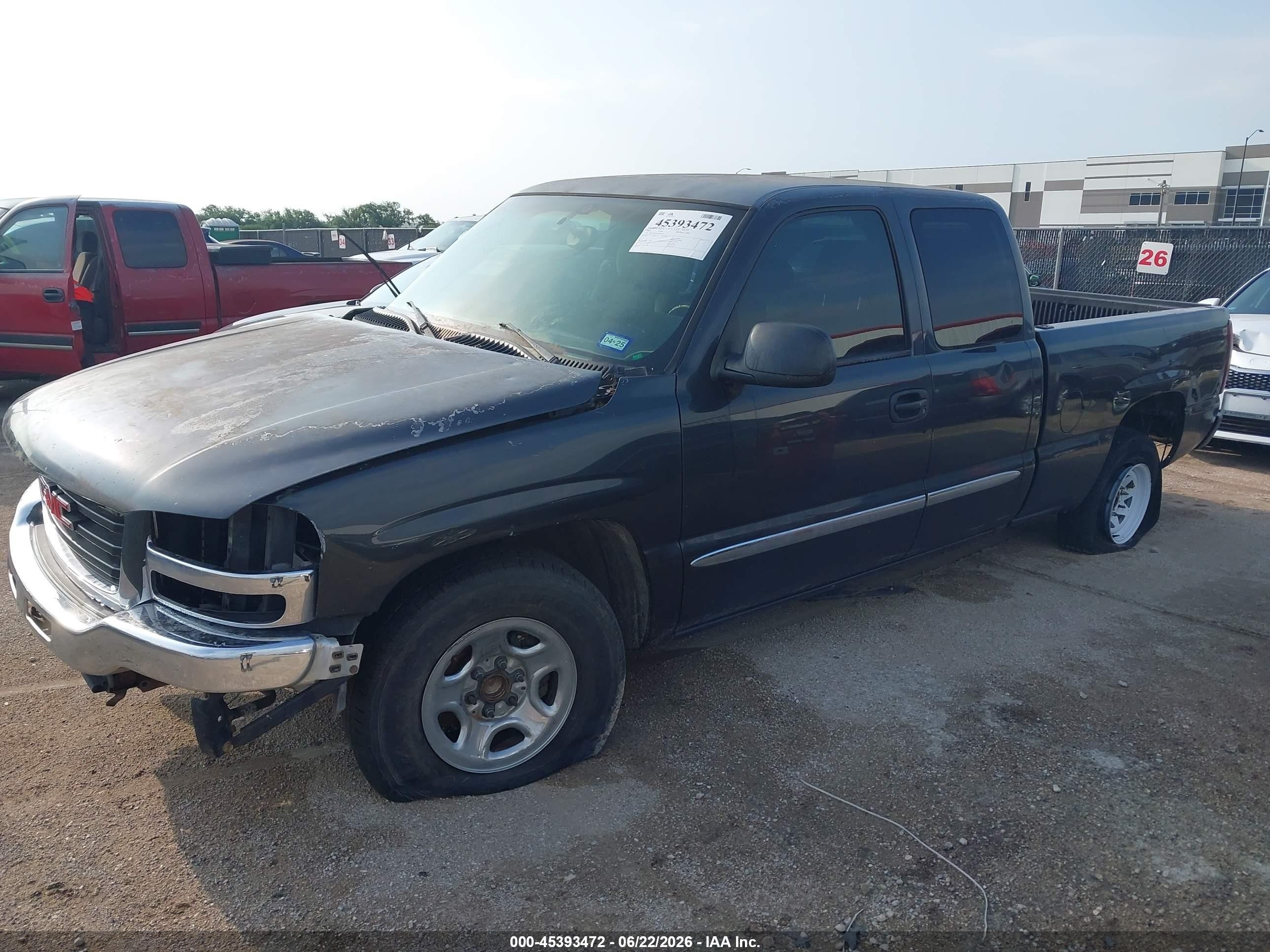 2003 Gmc Sierra 1500 Sle Серый vin: 2GTEC19V731303125