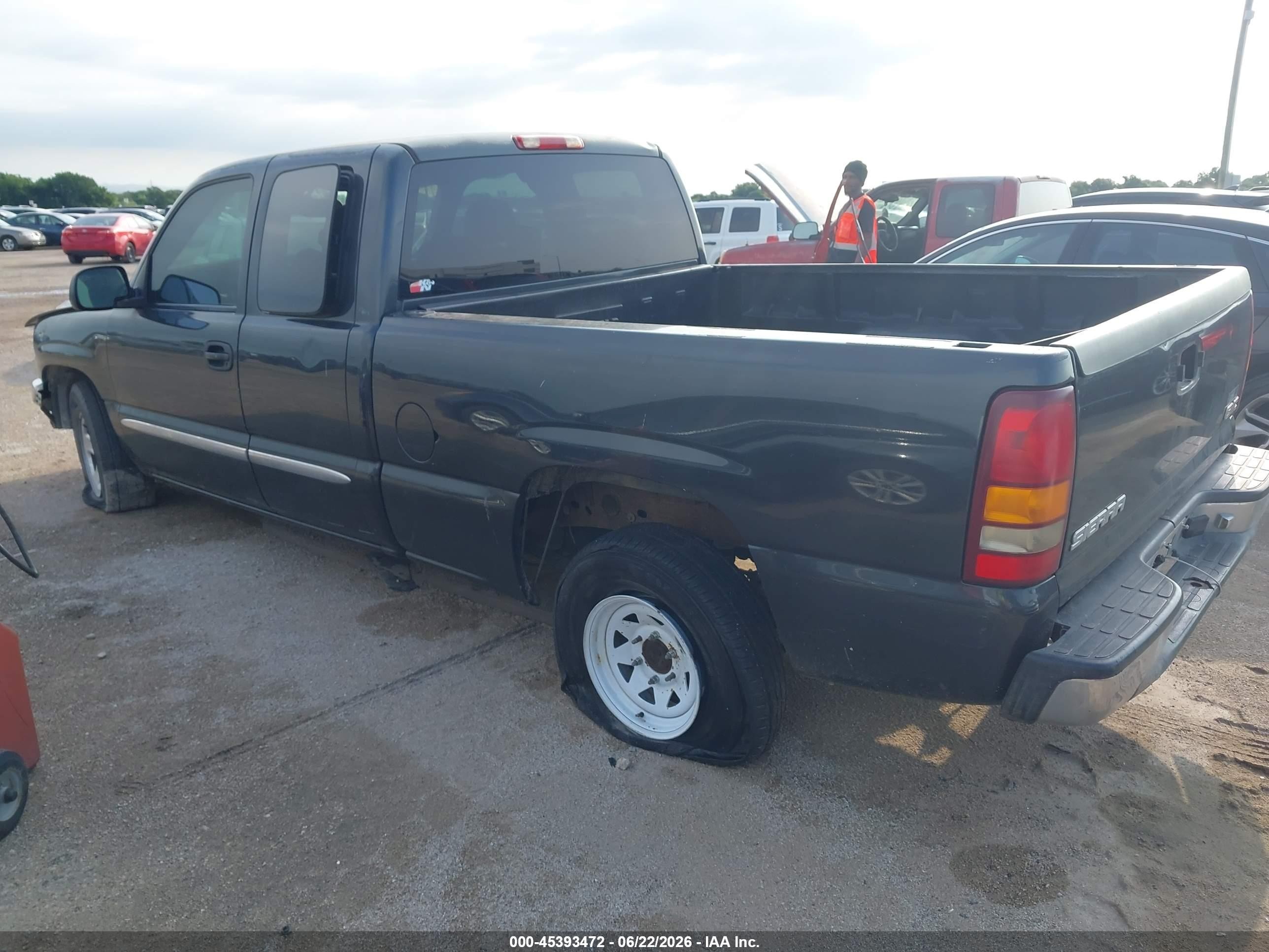 2003 Gmc Sierra 1500 Sle Серый vin: 2GTEC19V731303125