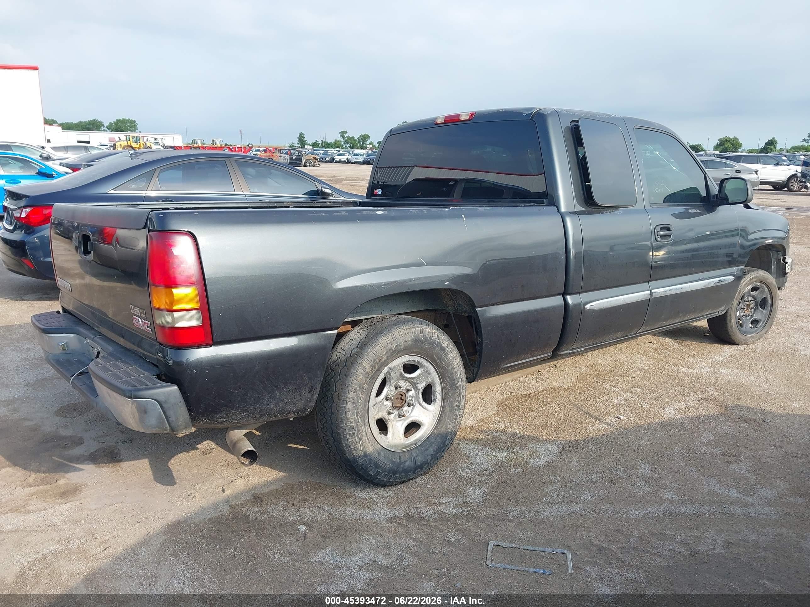 2003 Gmc Sierra 1500 Sle Серый vin: 2GTEC19V731303125