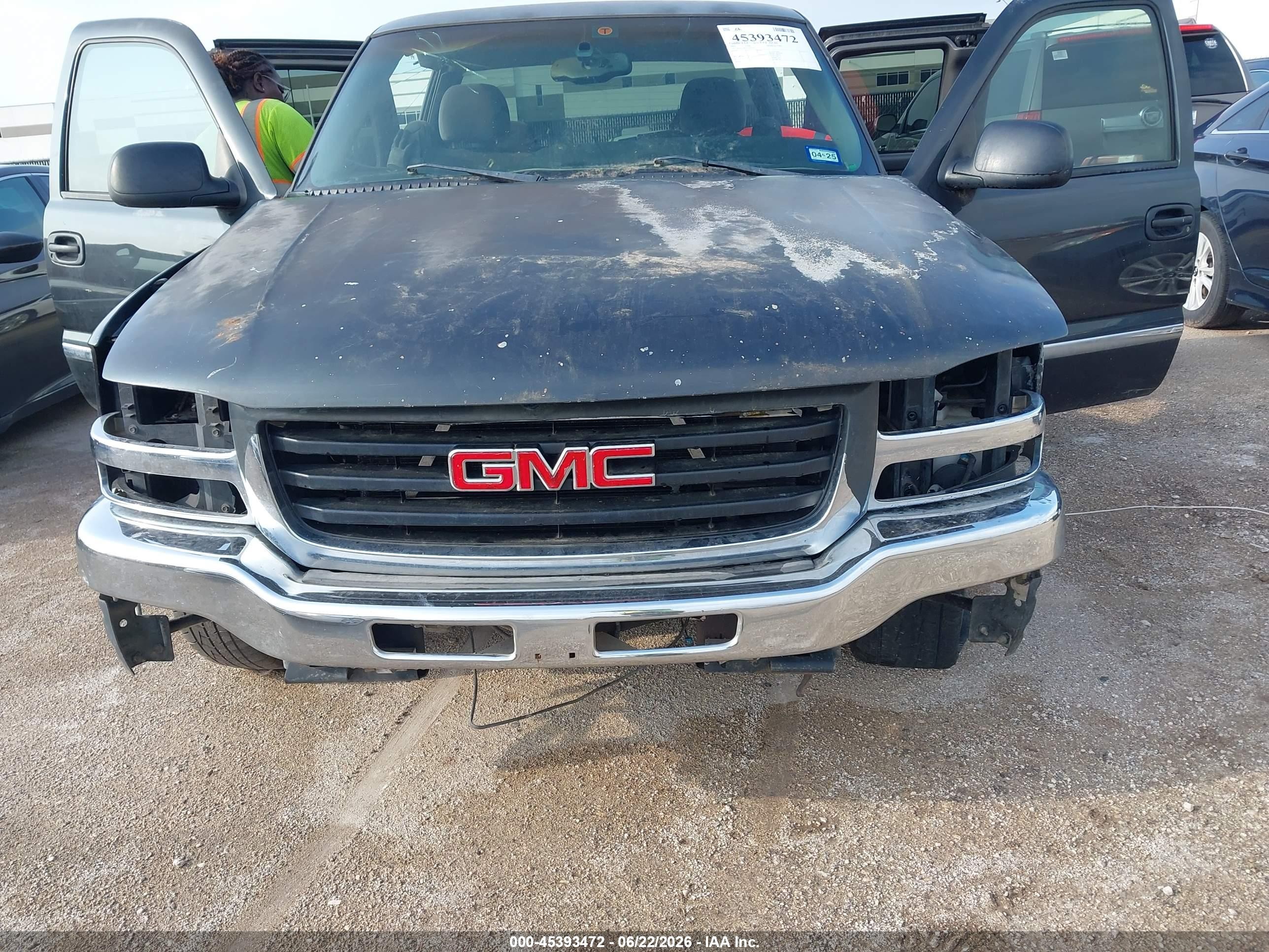 2003 Gmc Sierra 1500 Sle Серый vin: 2GTEC19V731303125