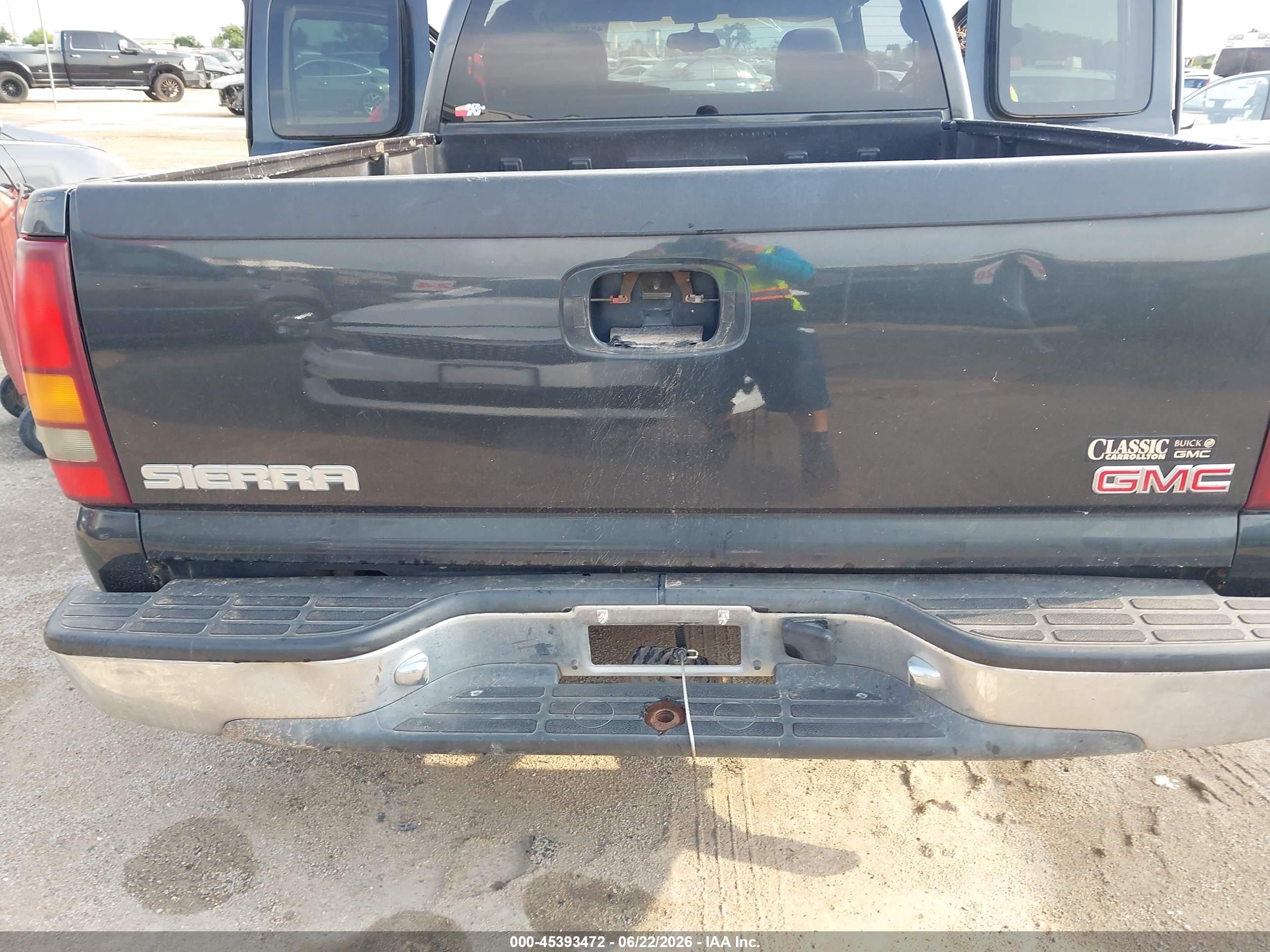 2003 Gmc Sierra 1500 Sle Серый vin: 2GTEC19V731303125