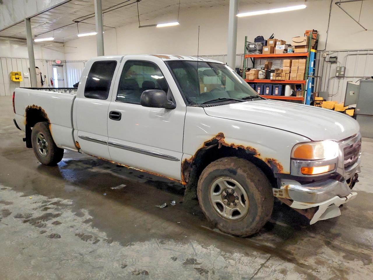2003 Gmc New Sierra C1500 White vin: 2GTEC19V831287551