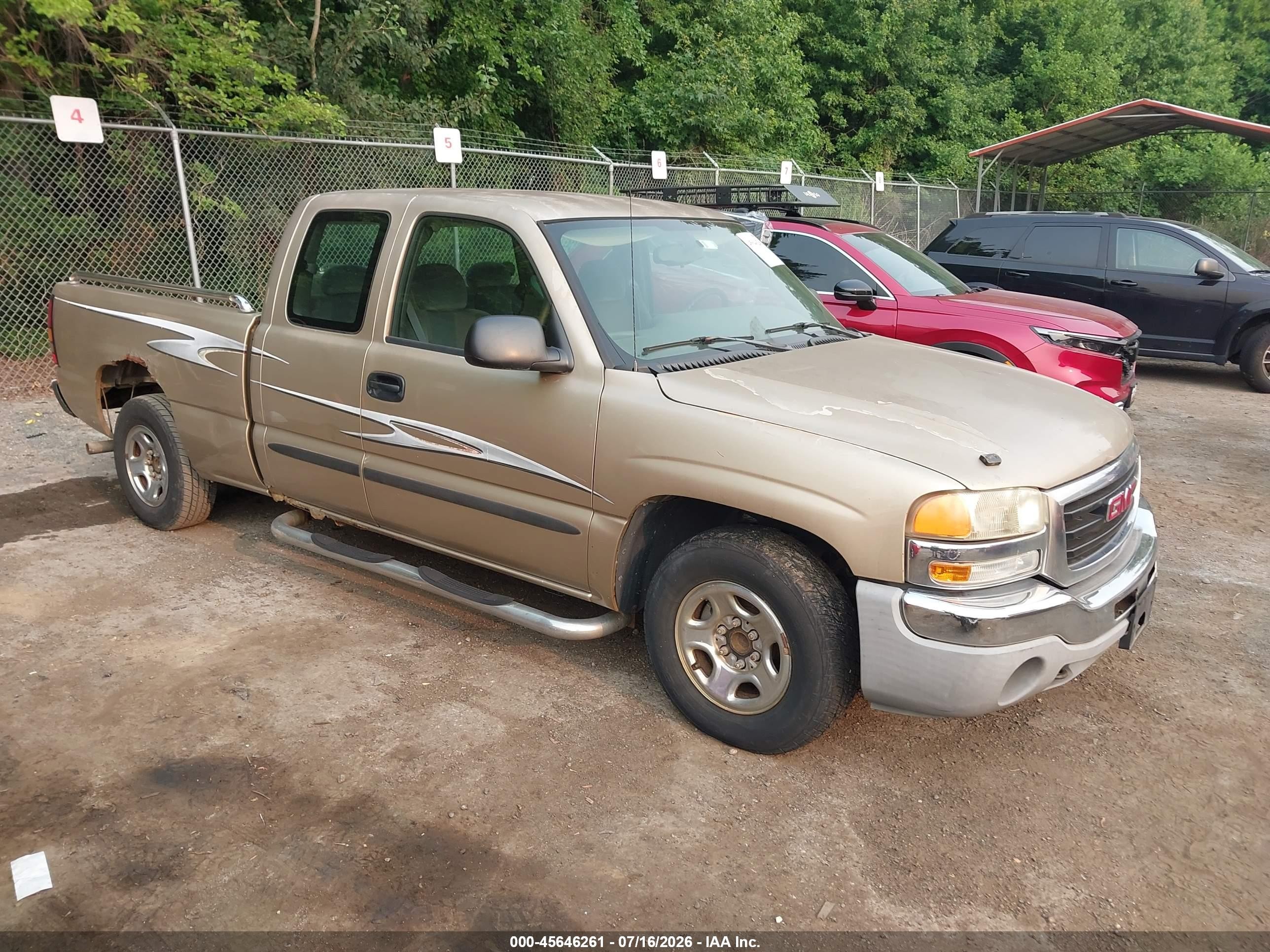 2004 Gmc Sierra 1500   Tan vin: 2GTEC19V841133665