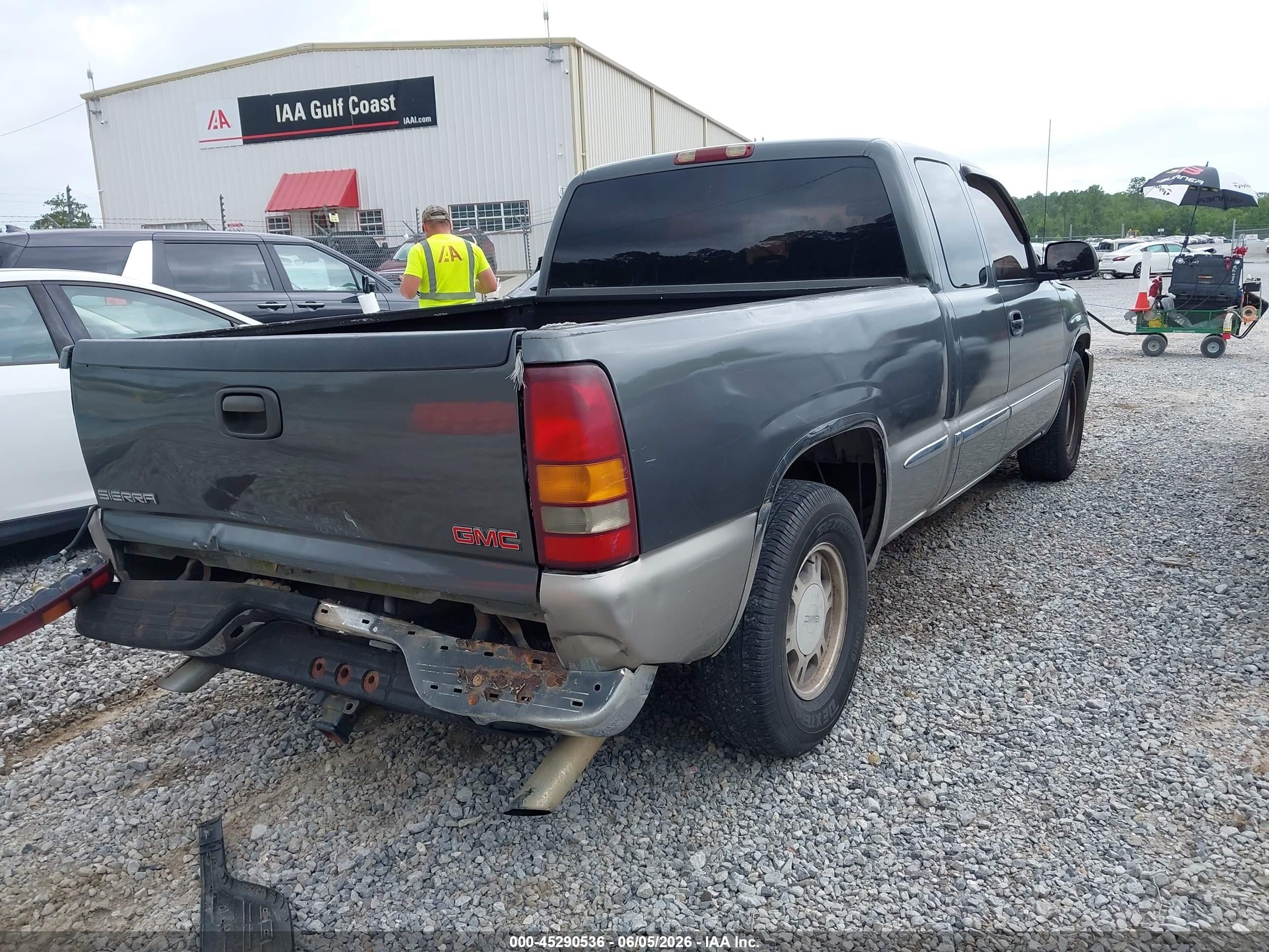 2000 Gmc Sierra 1500 Sle Gray vin: 2GTEC19V8Y1123482