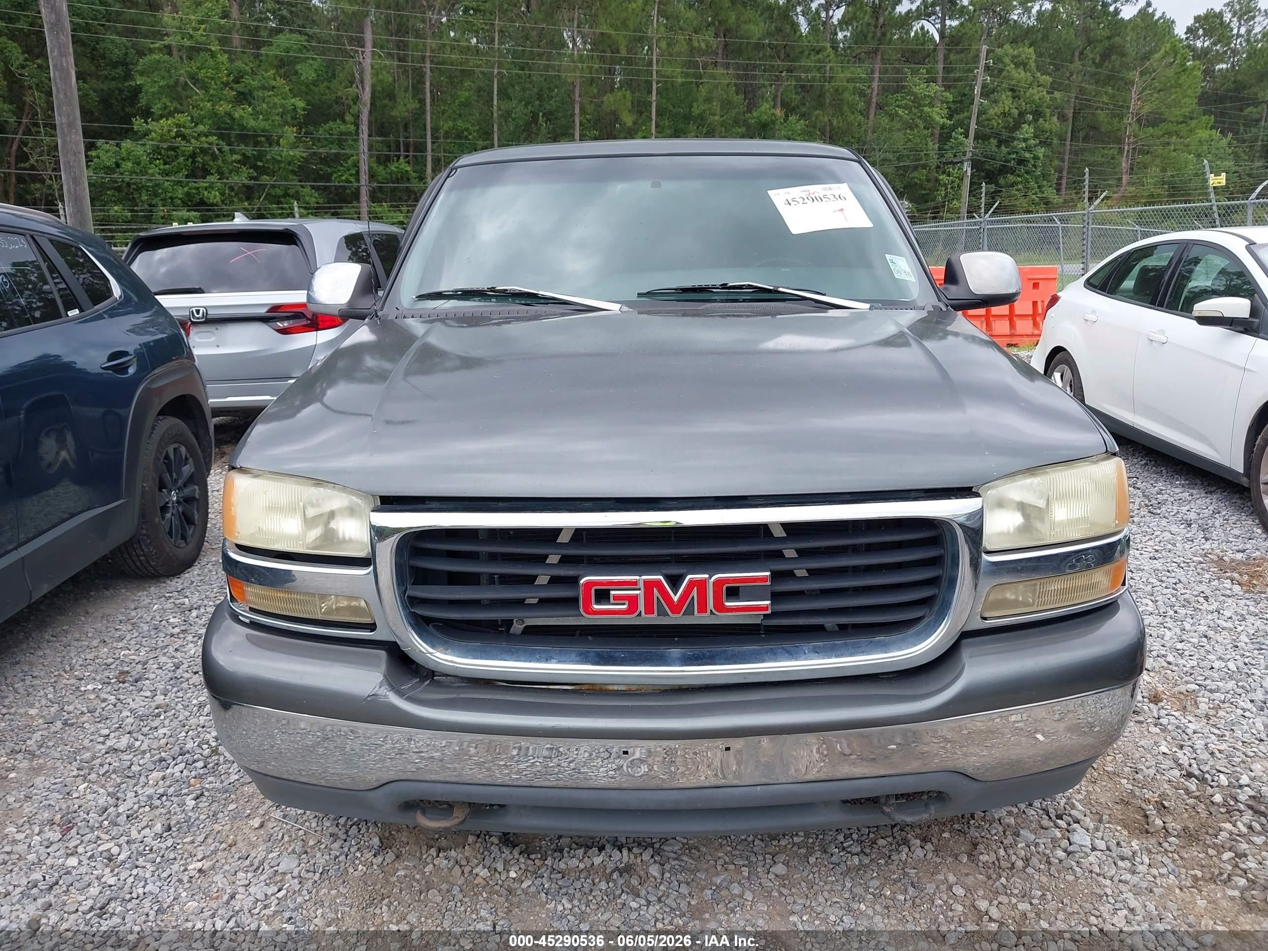2000 Gmc Sierra 1500 Sle Gray vin: 2GTEC19V8Y1123482