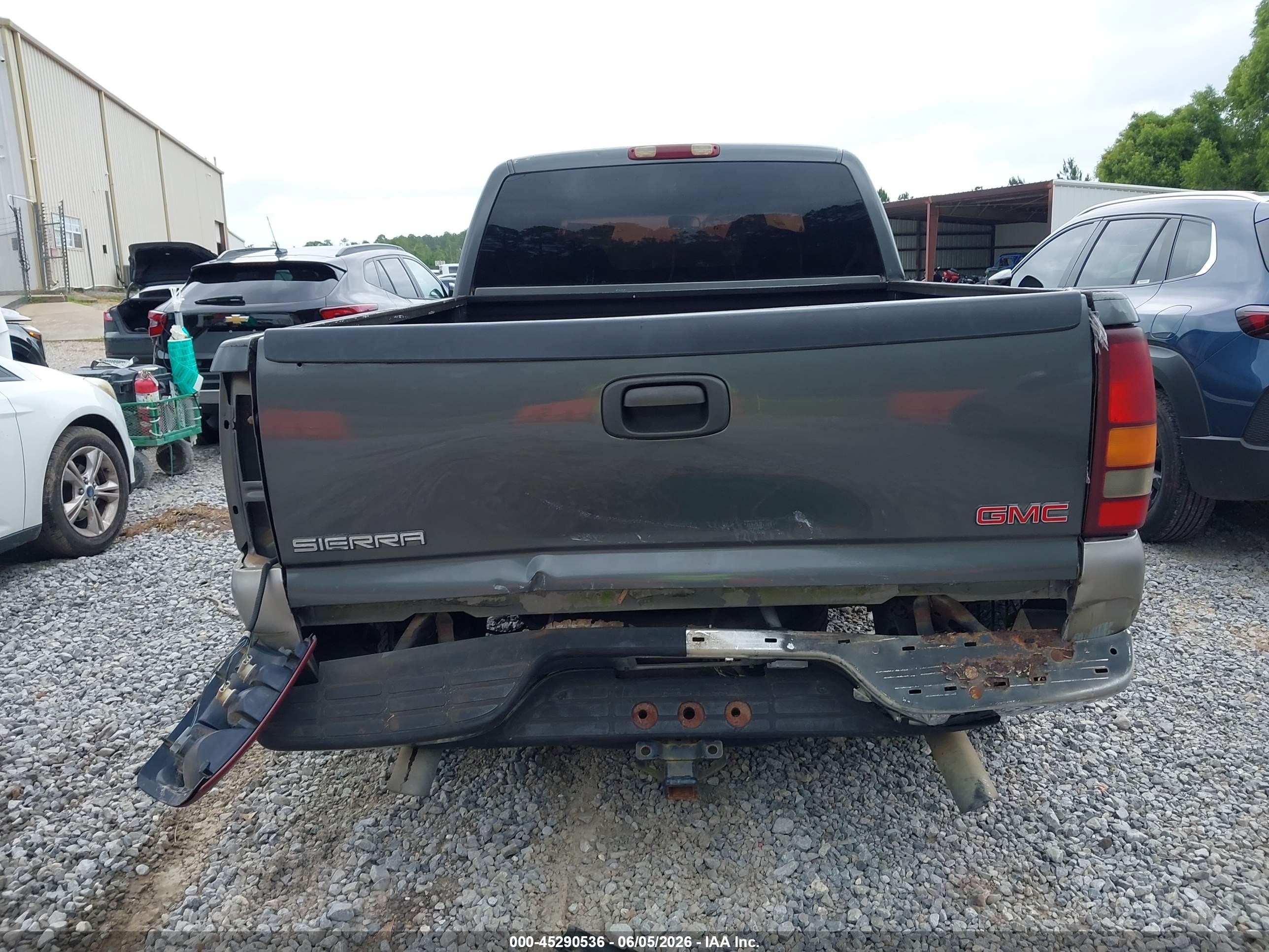 2000 Gmc Sierra 1500 Sle Gray vin: 2GTEC19V8Y1123482