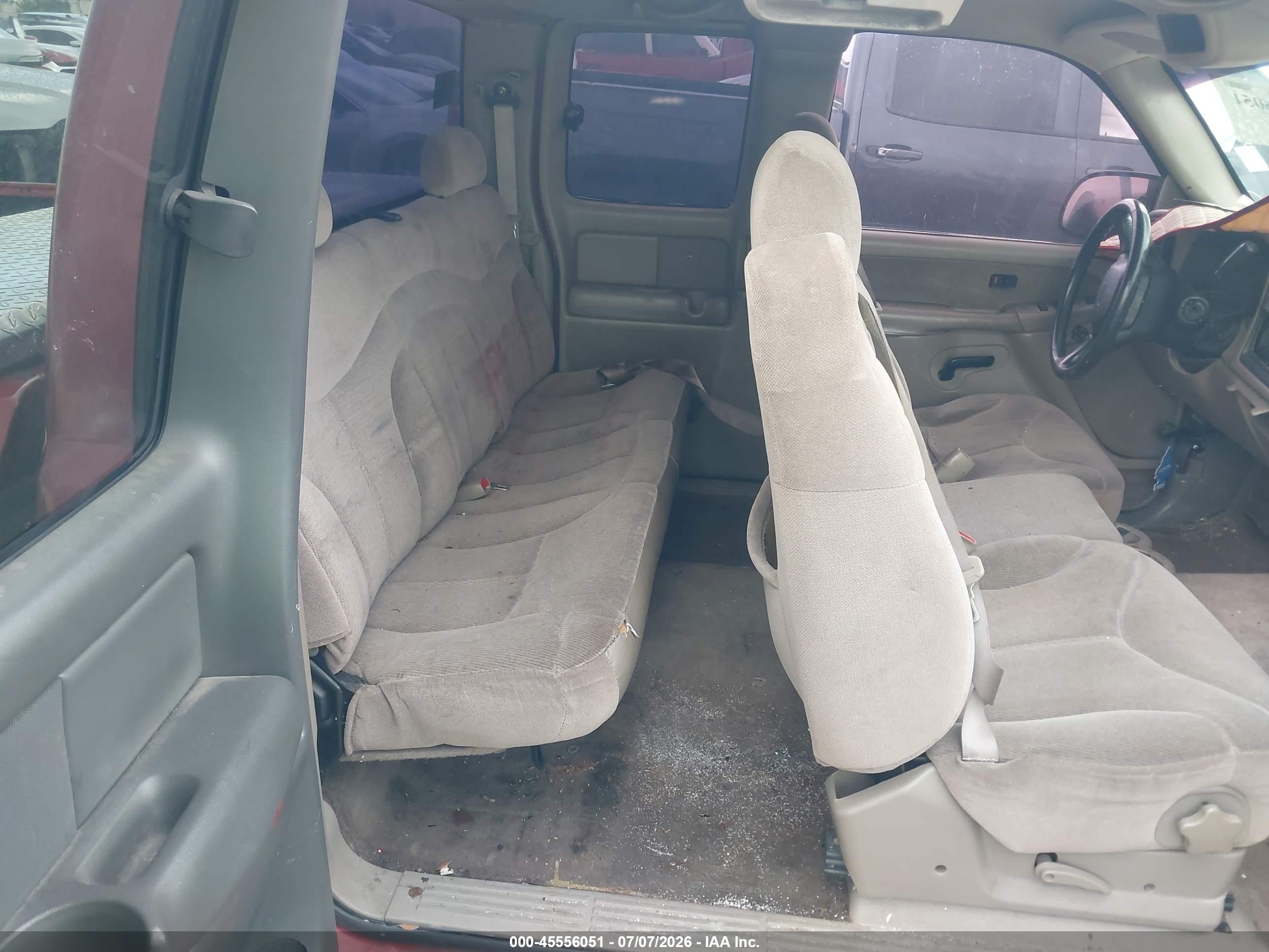 2001 Gmc Sierra 1500 Sle Maroon vin: 2GTEC19V911164564