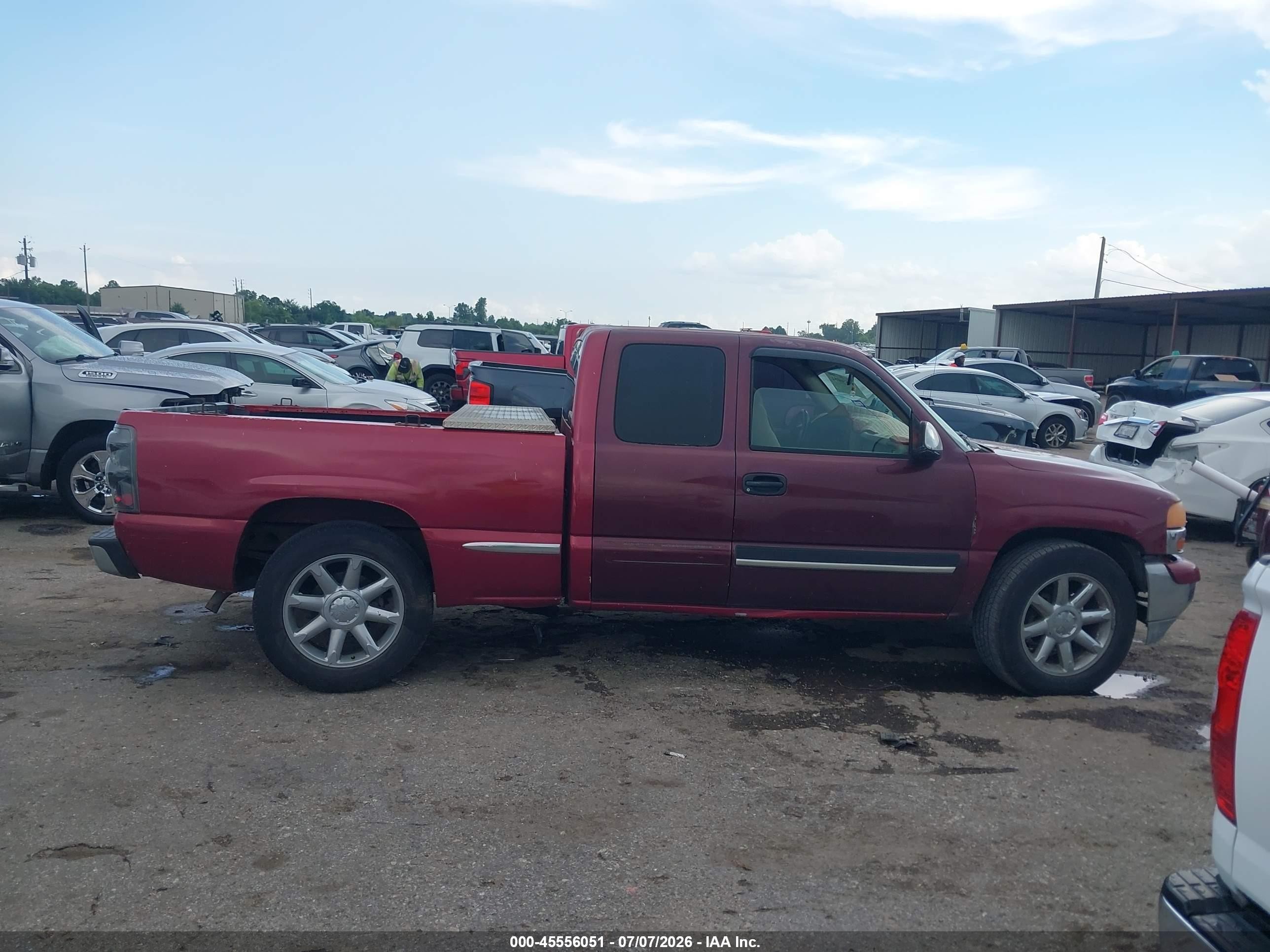 2001 Gmc Sierra 1500 Sle Maroon vin: 2GTEC19V911164564