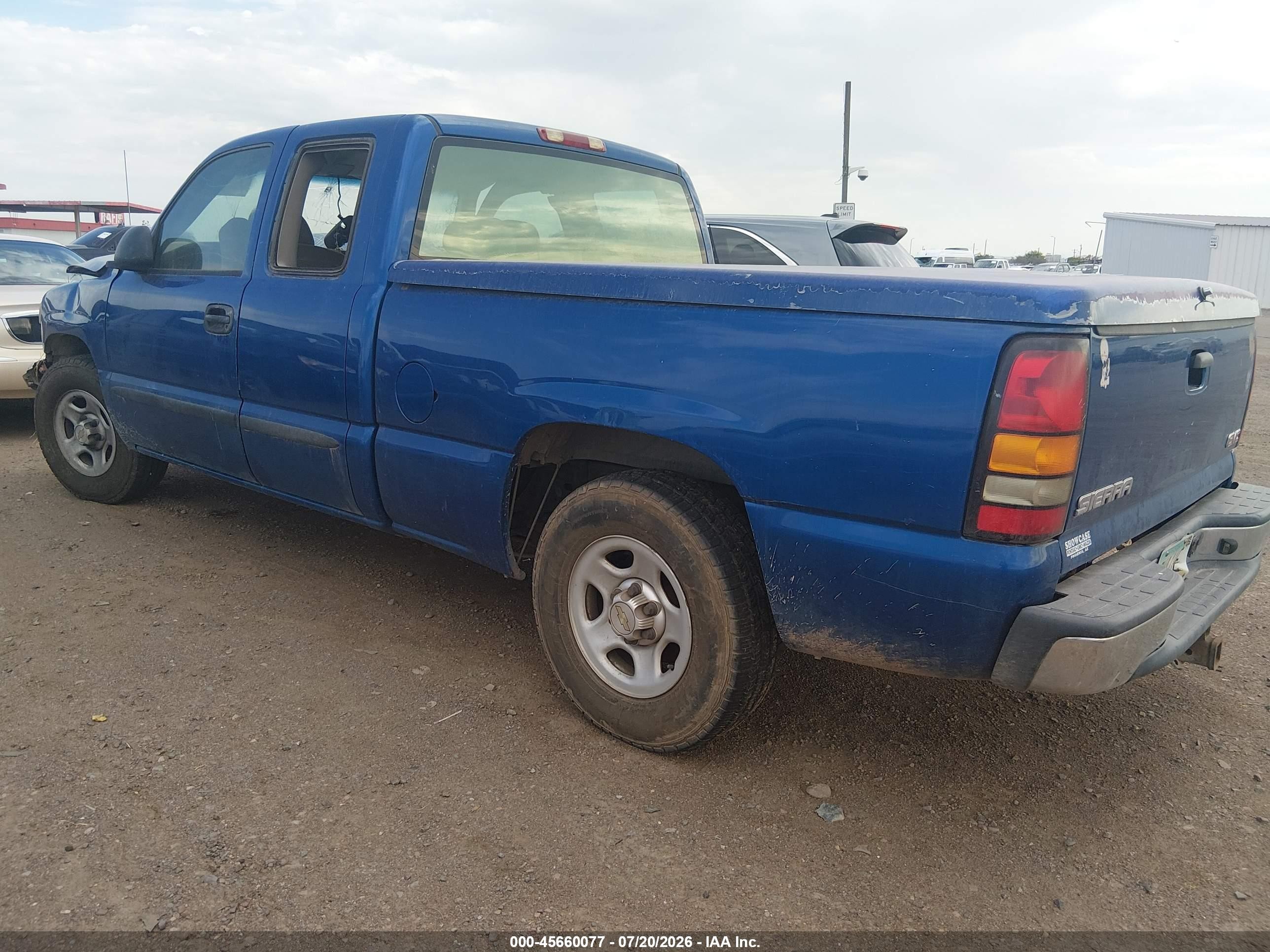 2004 Gmc Sierra 1500 Blue vin: 2GTEC19V941161524