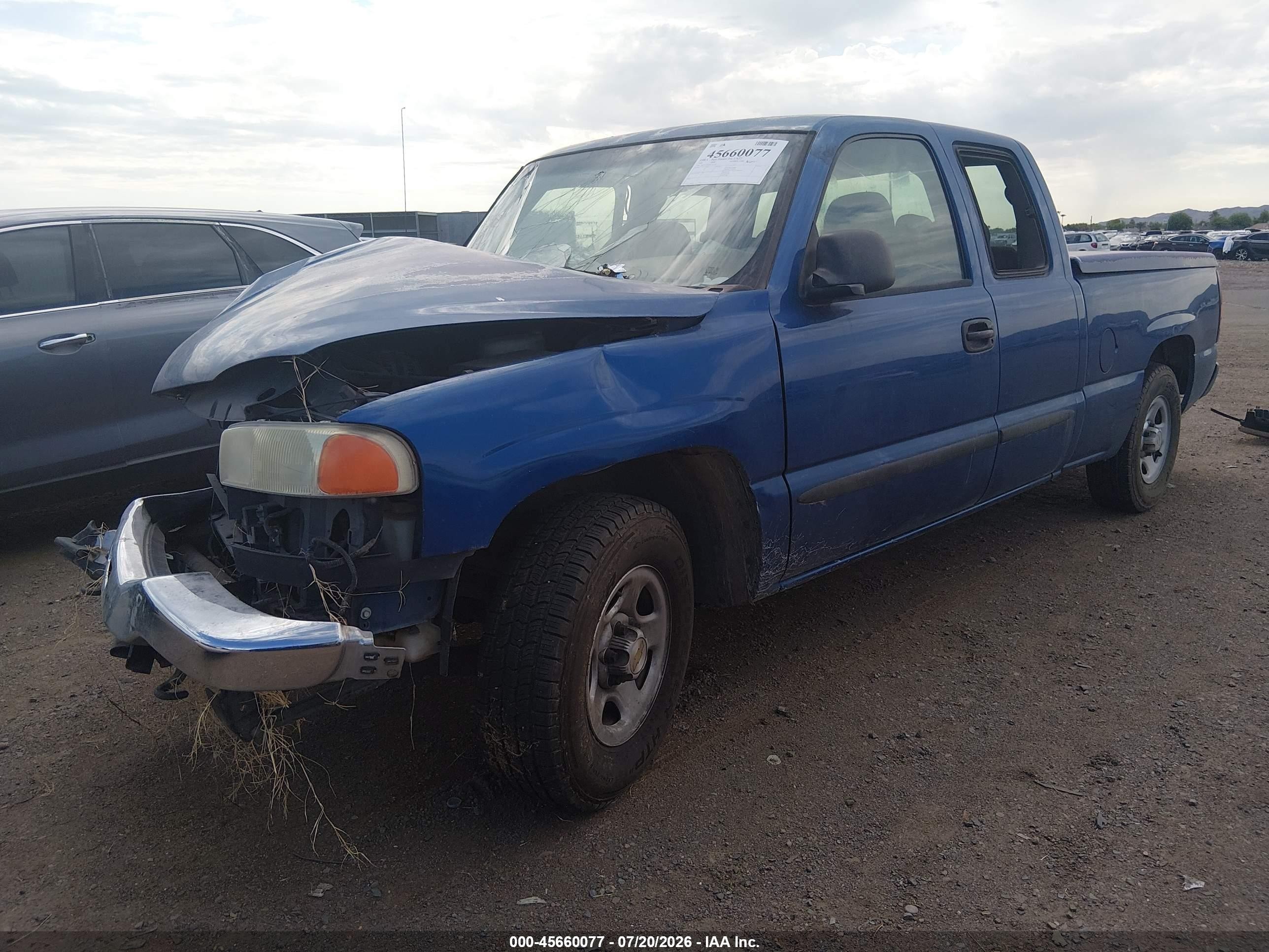 2004 Gmc Sierra 1500 Blue vin: 2GTEC19V941161524