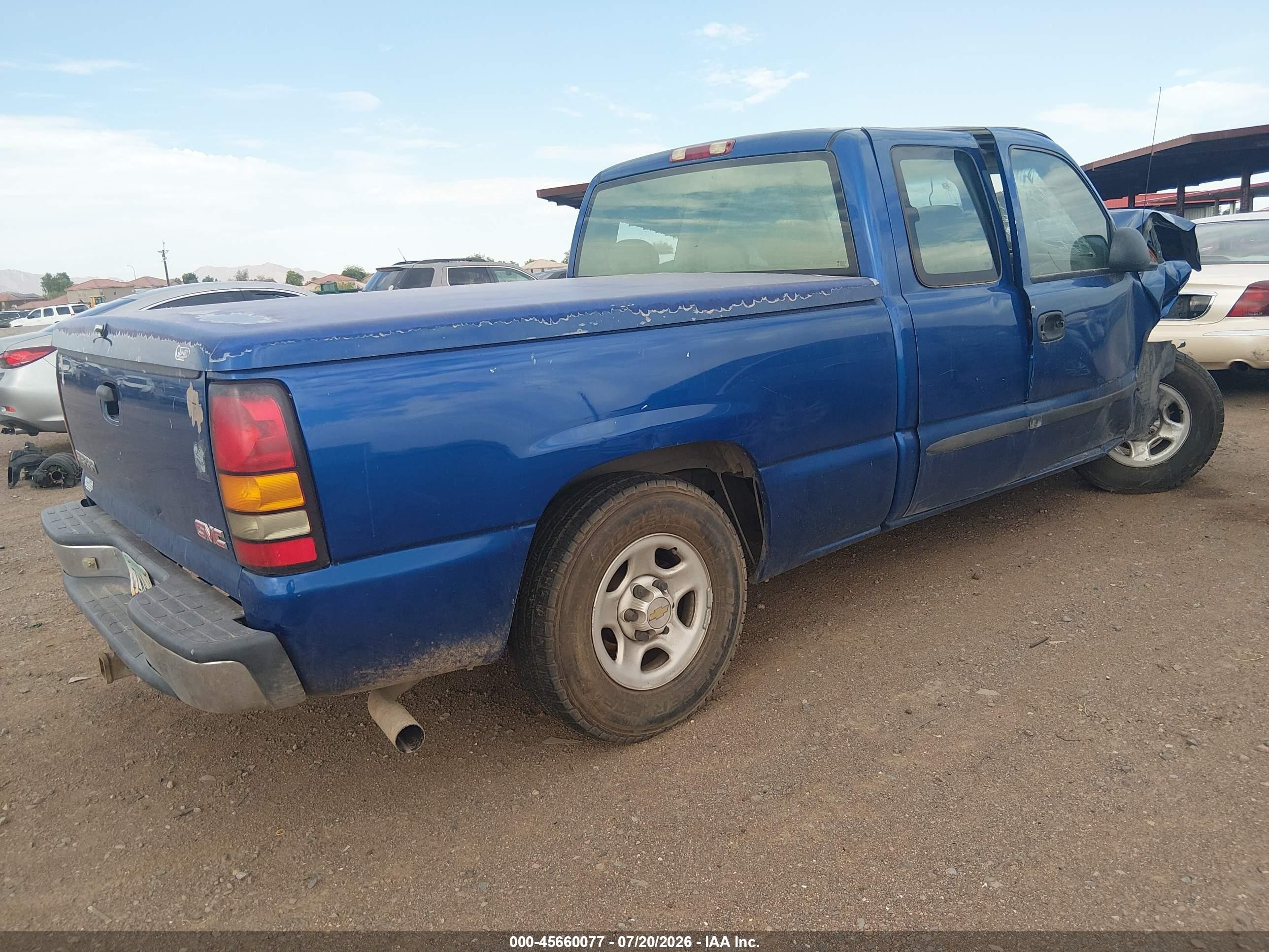 2004 Gmc Sierra 1500 Blue vin: 2GTEC19V941161524