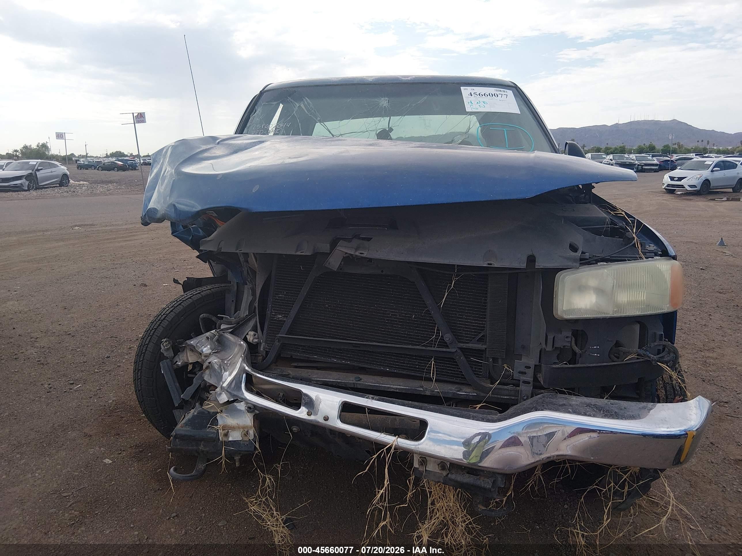 2004 Gmc Sierra 1500 Blue vin: 2GTEC19V941161524