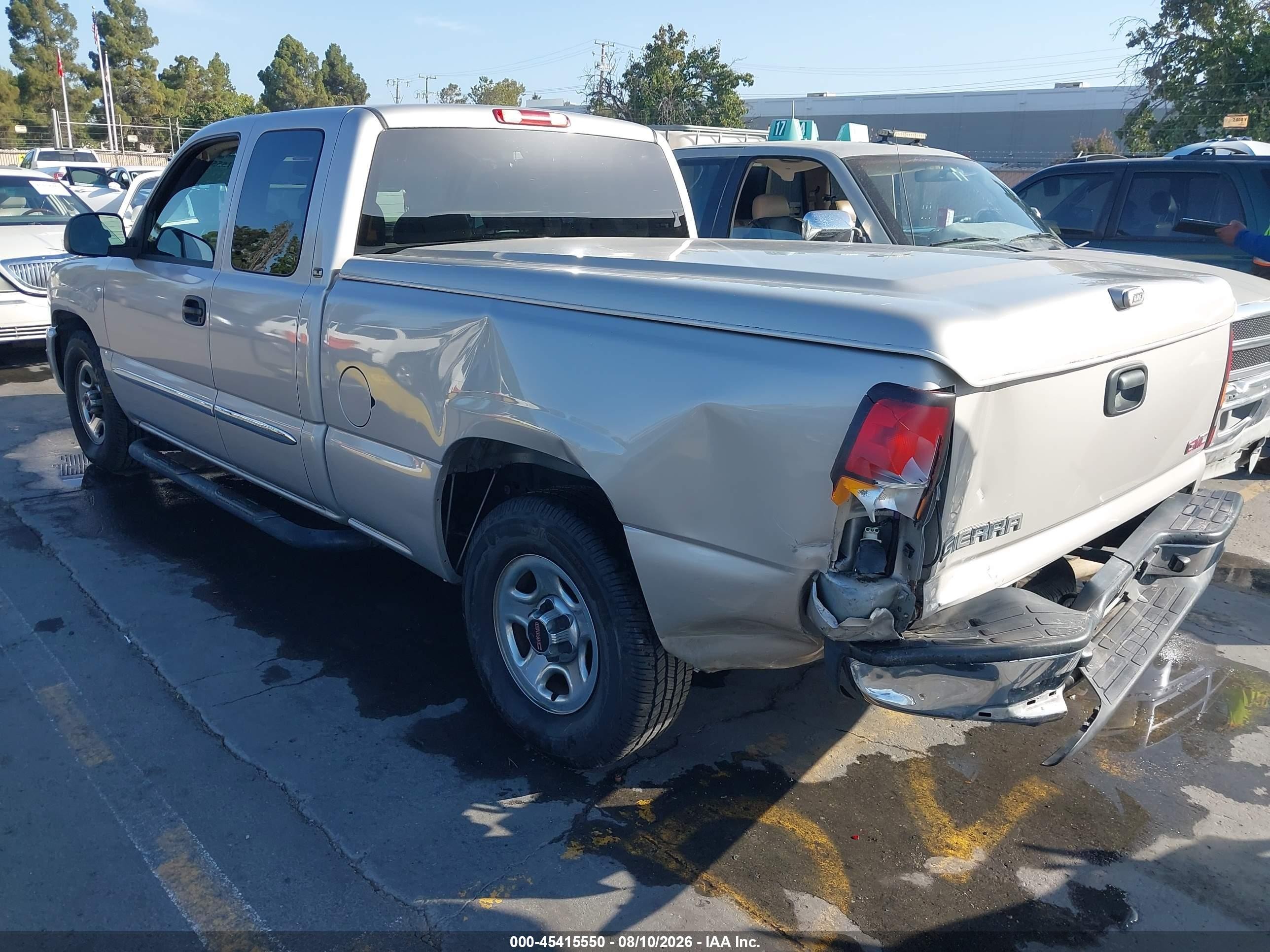 2004 Gmc Sierra 1500 Sle Желто-коричневый vin: 2GTEC19V941192255