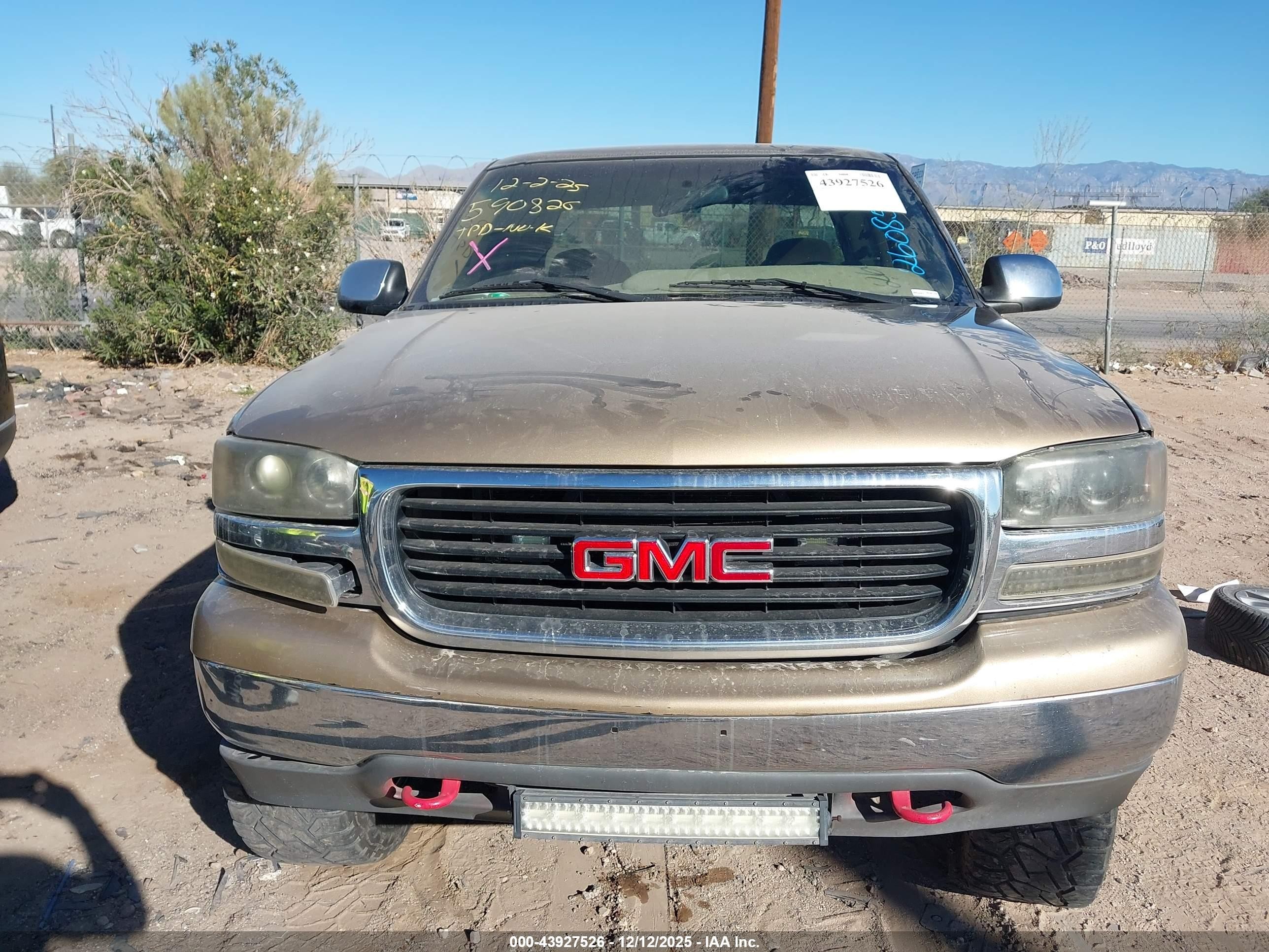 2000 Gmc Sierra 1500 Sle Brown vin: 2GTEC19V9Y1260852