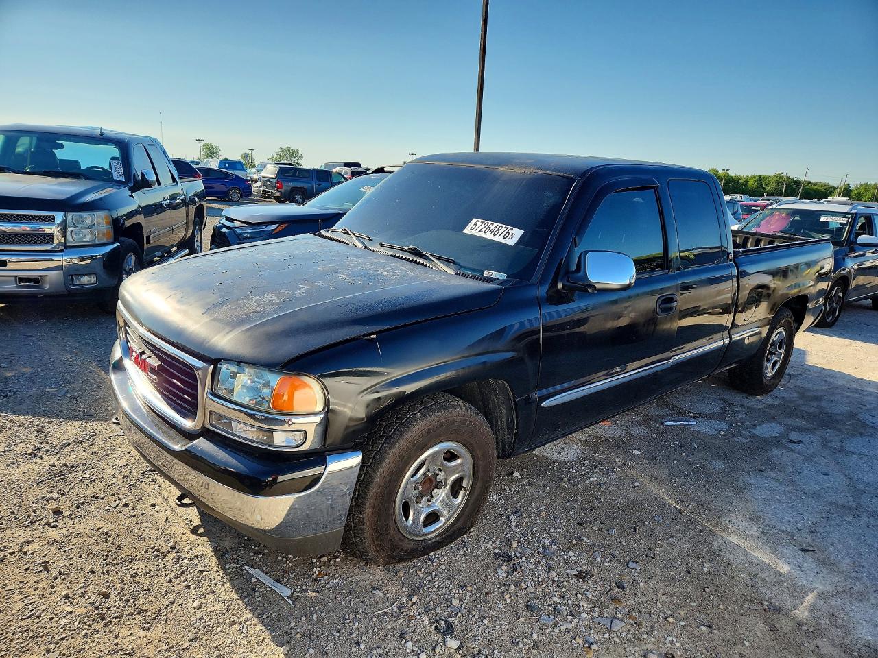 2000 Gmc New Sierra C1500 Black vin: 2GTEC19V9Y1401628