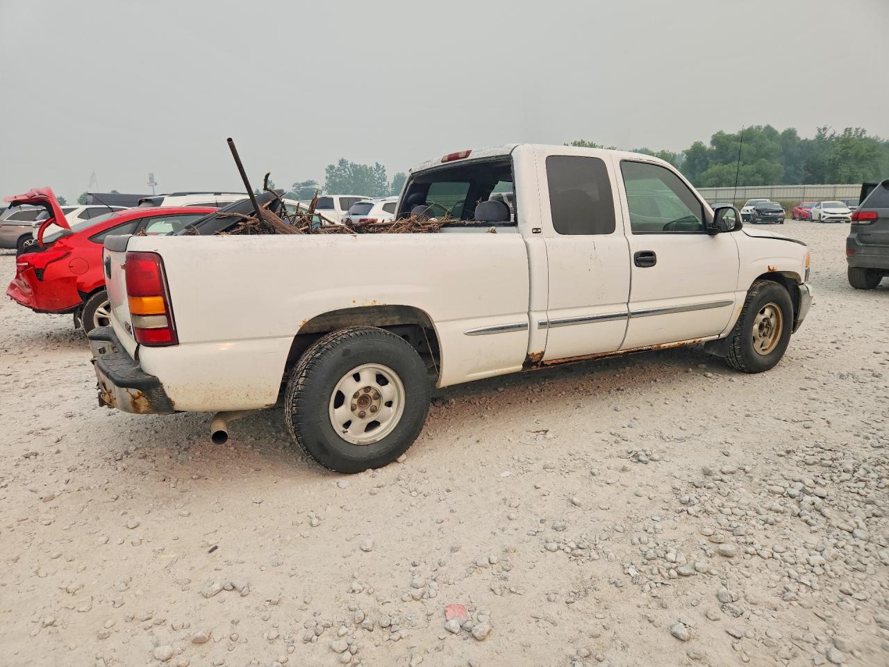 2001 Gmc New Sierra C1500 White vin: 2GTEC19VX11125112