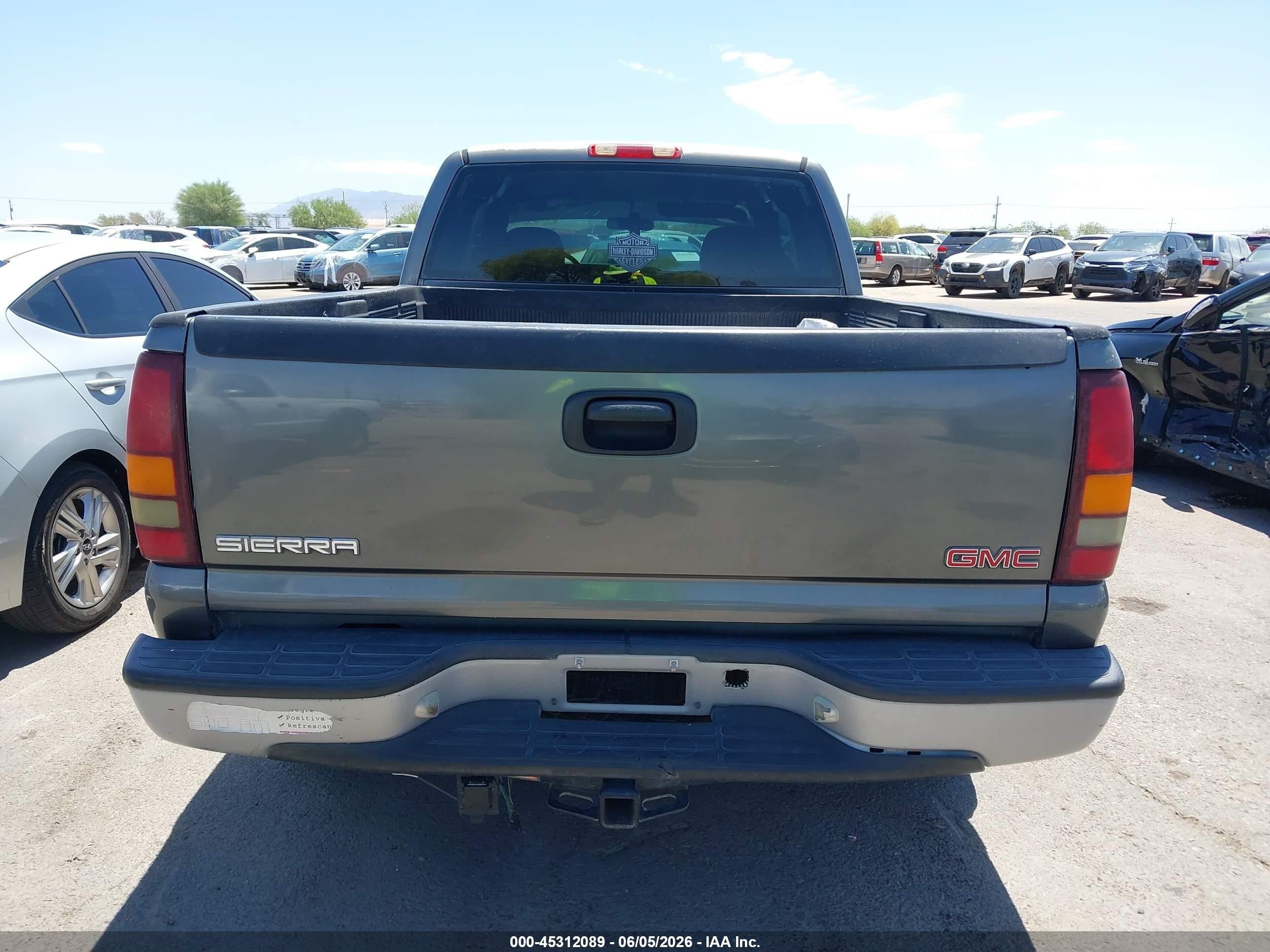 2001 Gmc Sierra 1500 Sl Gray vin: 2GTEC19VX11276712