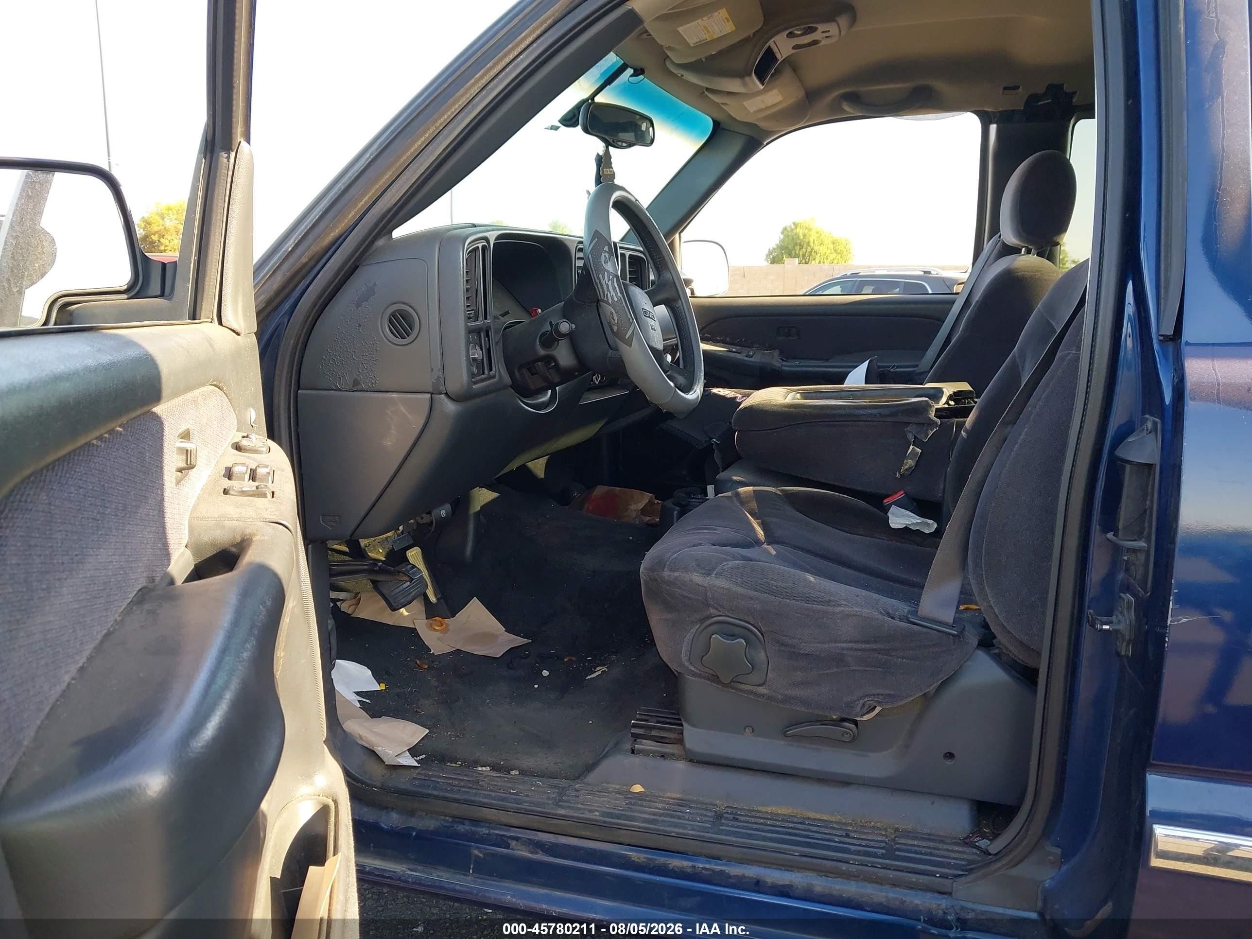 2002 Gmc Sierra 1500 Sle Blue vin: 2GTEC19VX21177230