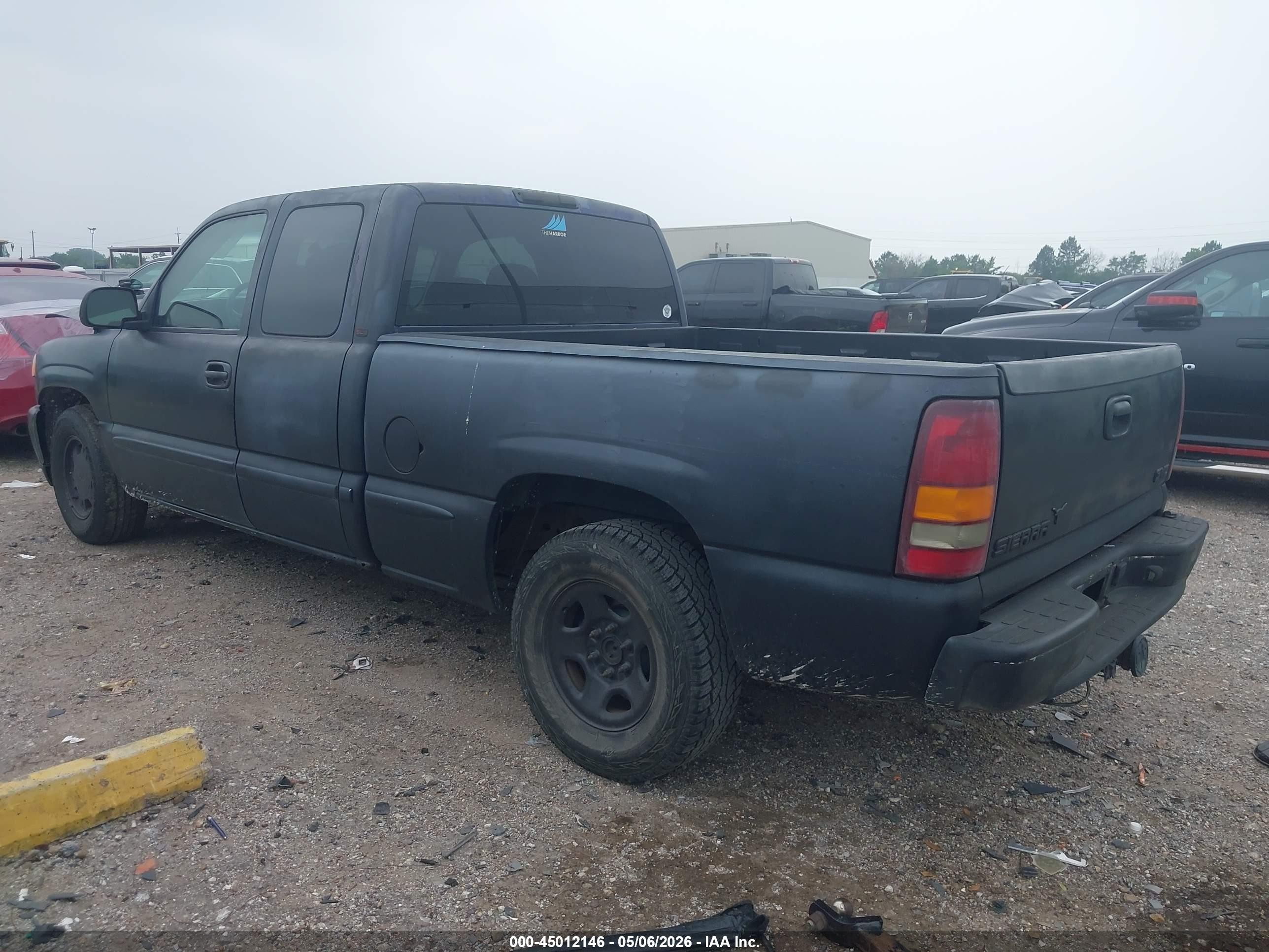 2002 Gmc Sierra 1500 Sle Black vin: 2GTEC19VX21214230