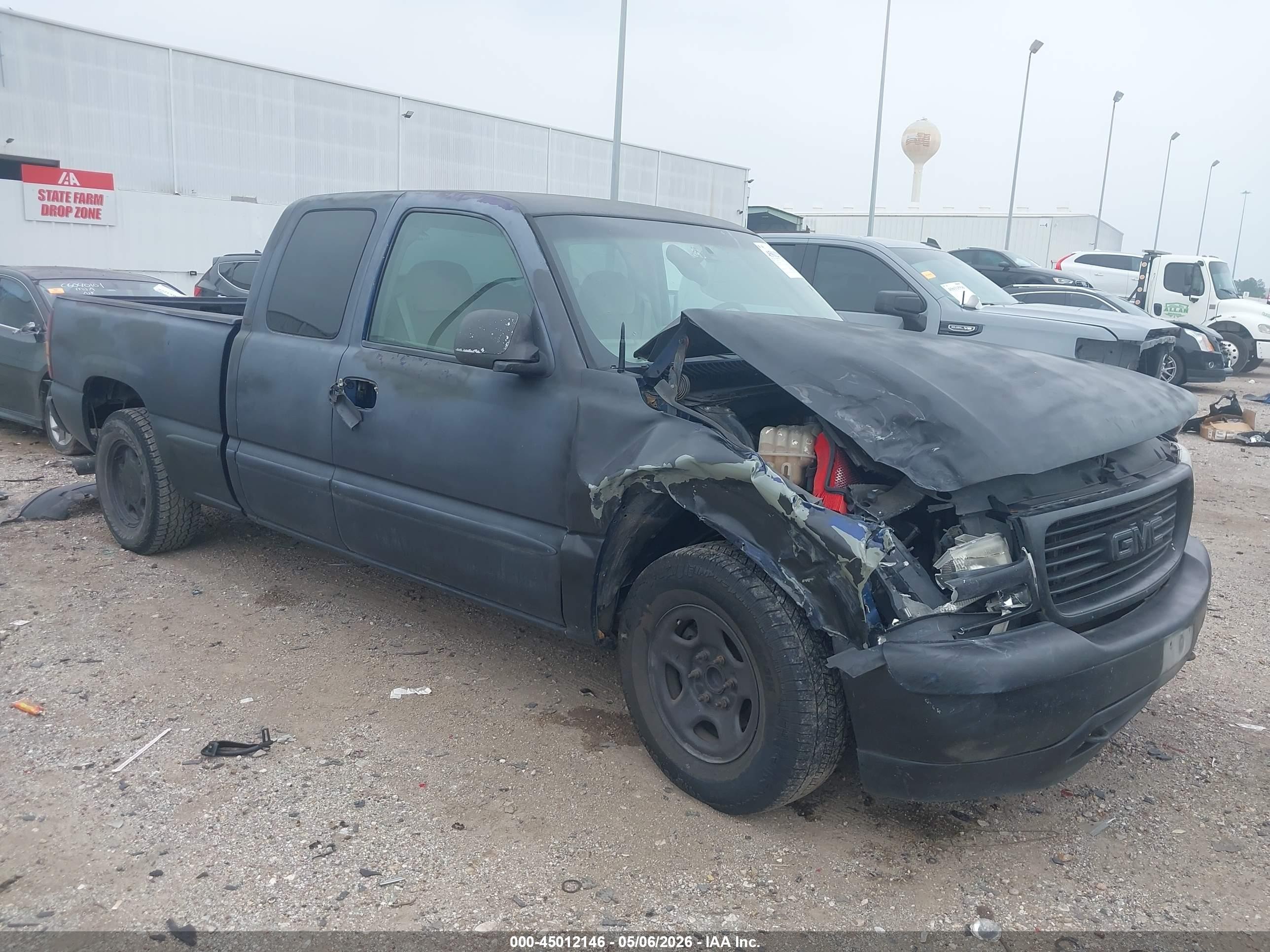 2002 Gmc Sierra 1500 Sle Black vin: 2GTEC19VX21214230