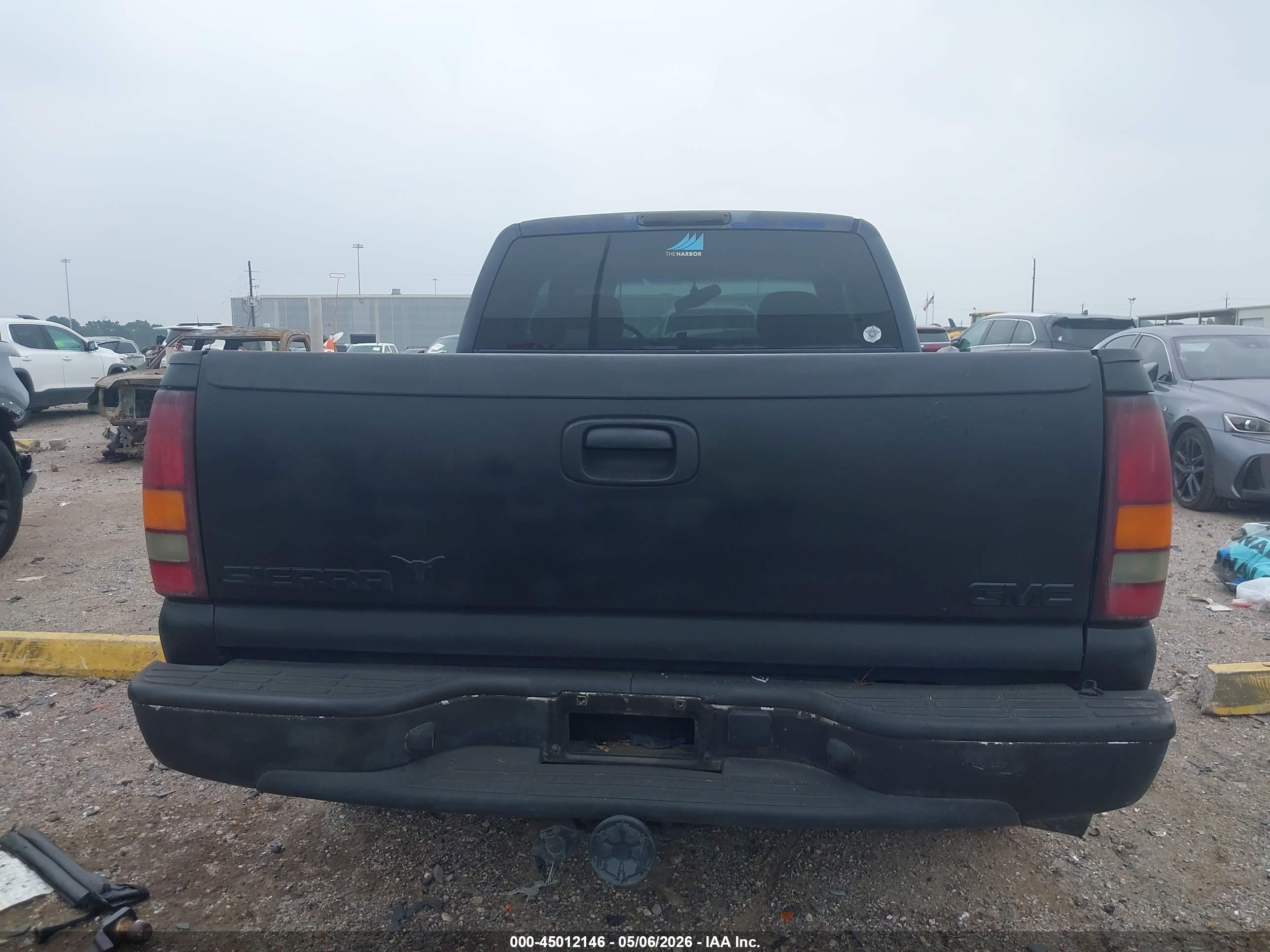 2002 Gmc Sierra 1500 Sle Black vin: 2GTEC19VX21214230