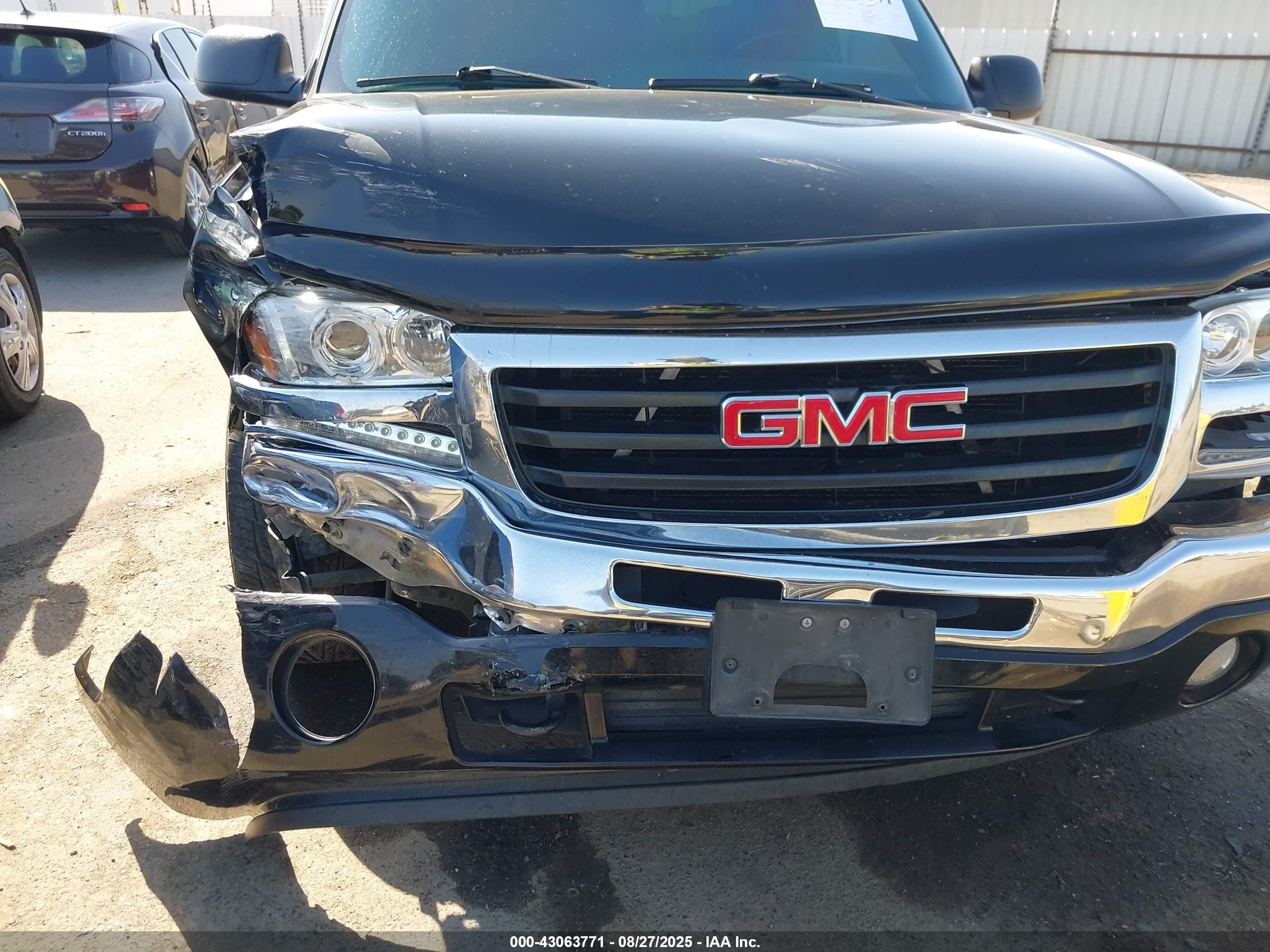 2005 Gmc Sierra 1500 Sle Black vin: 2GTEC19VX51343895