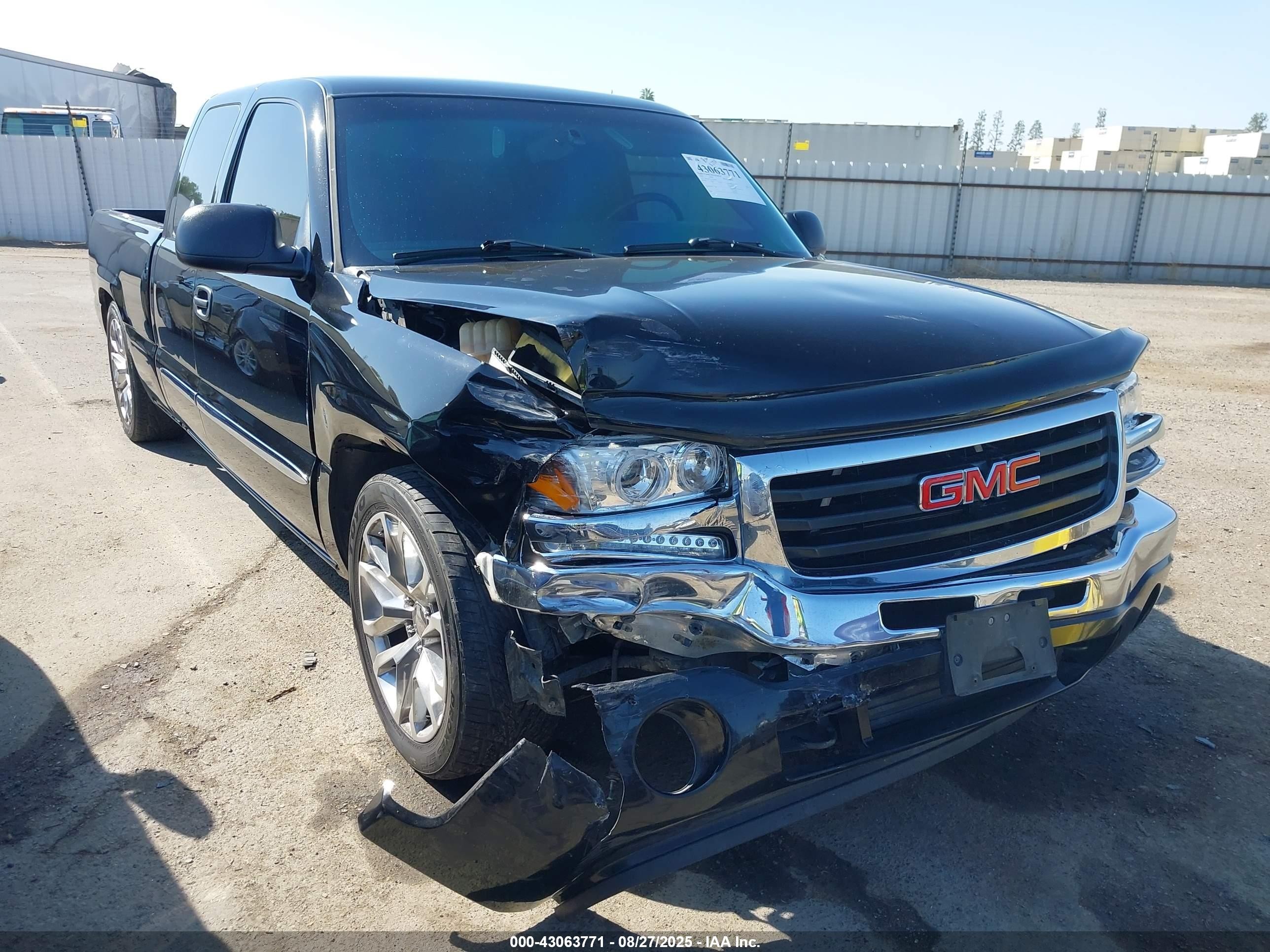 2005 Gmc Sierra 1500 Sle Black vin: 2GTEC19VX51343895